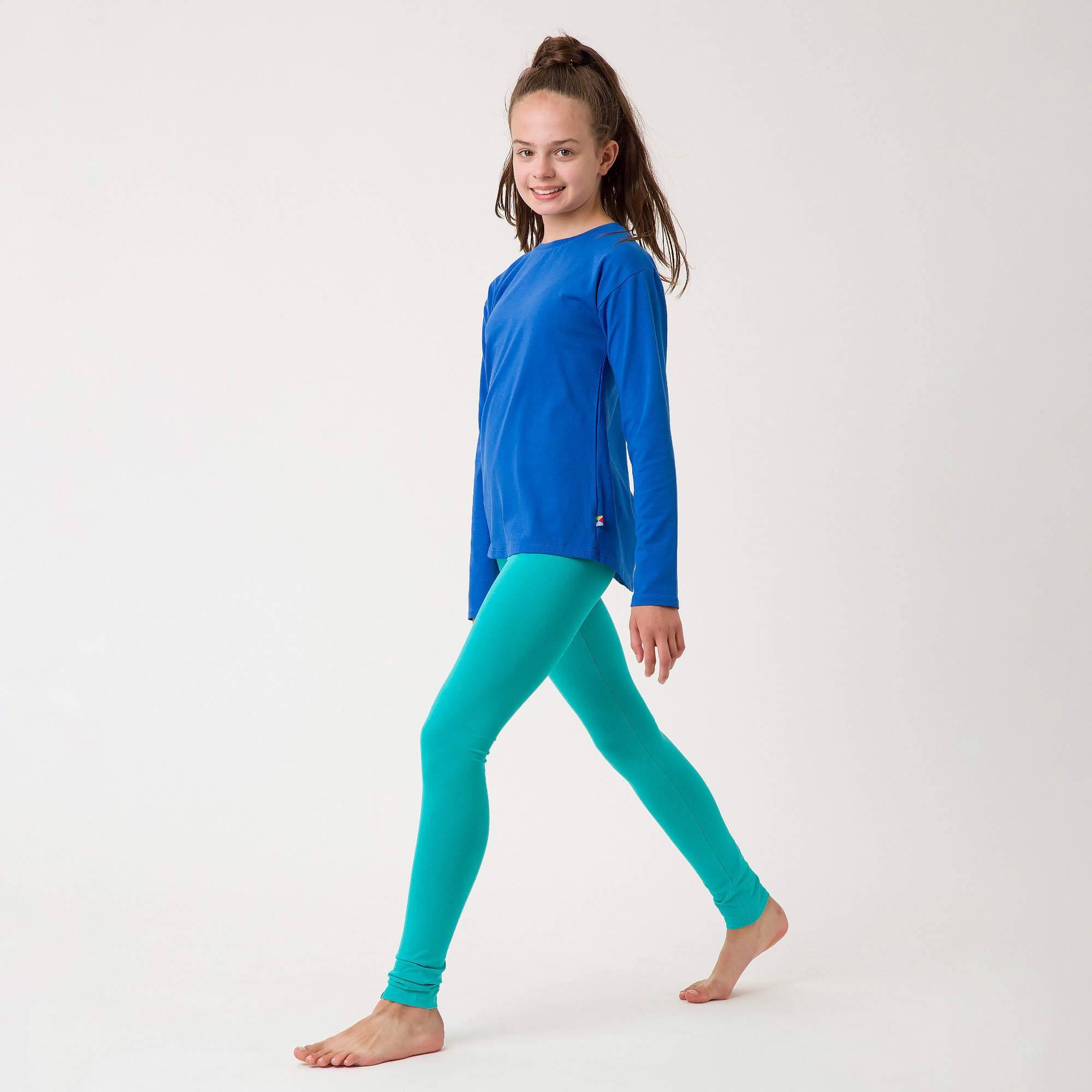 Blue high-low hem shirt Junior