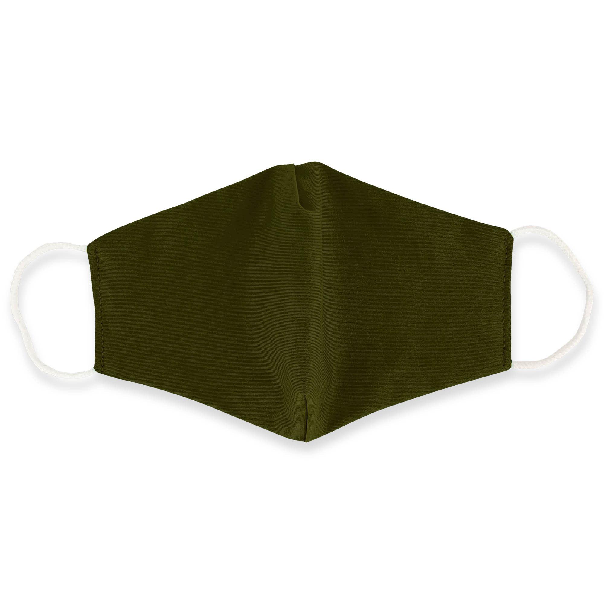 Khaki cotton face mask