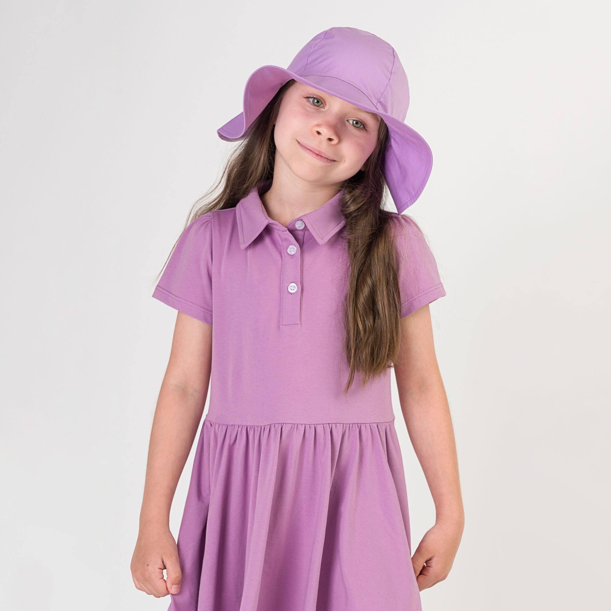 Light purple polo dress