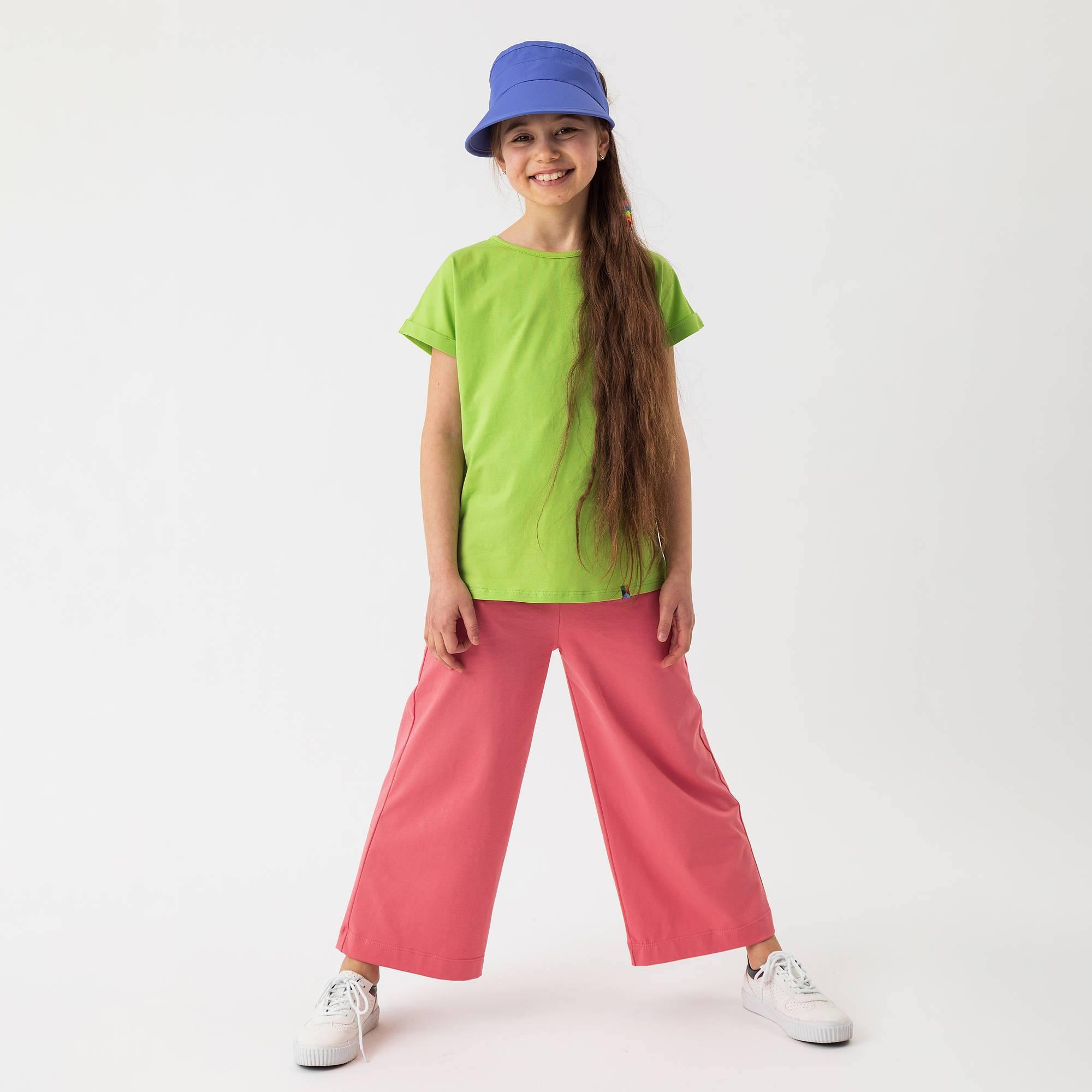 Coral culotte trousers