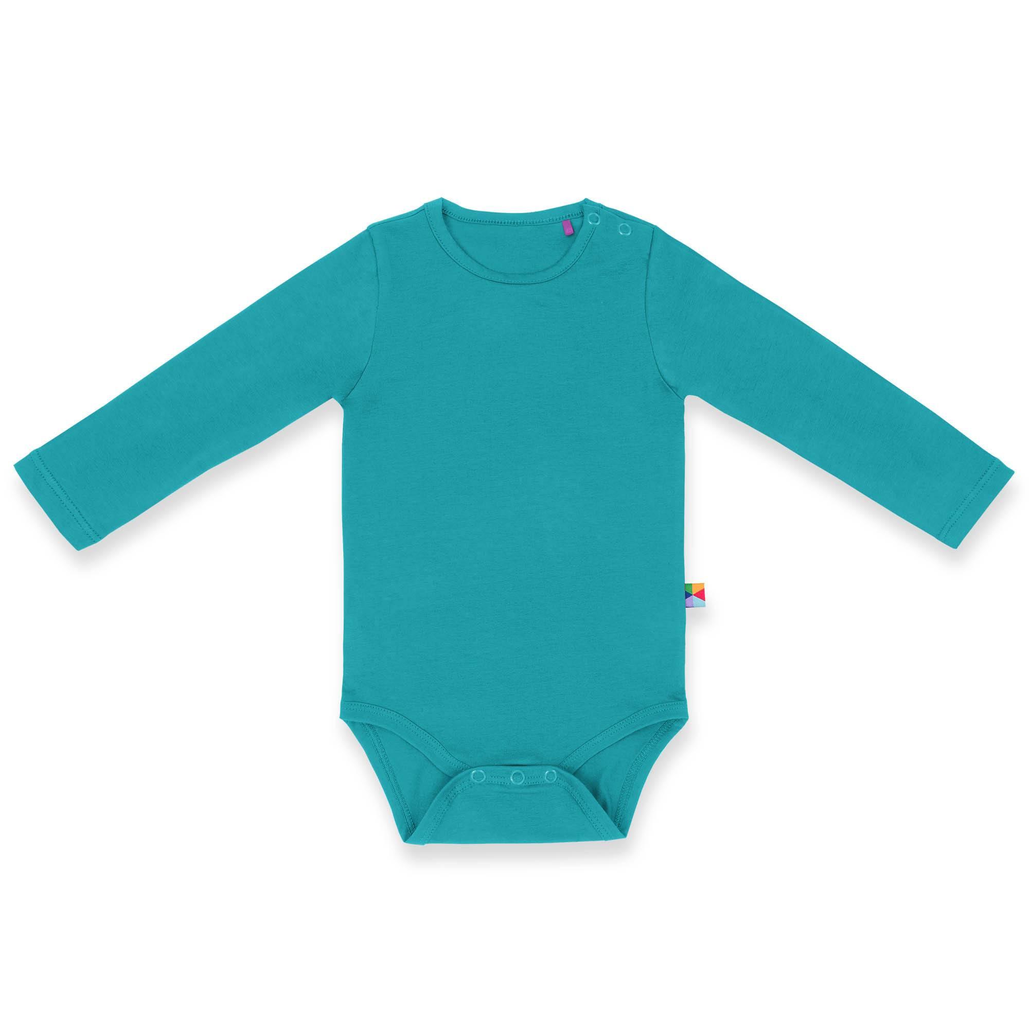 Turquoise long sleeve bodysuit