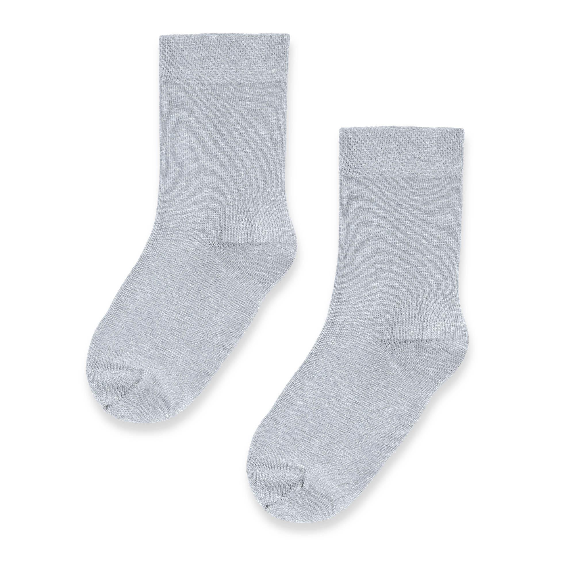 Grey melange socks