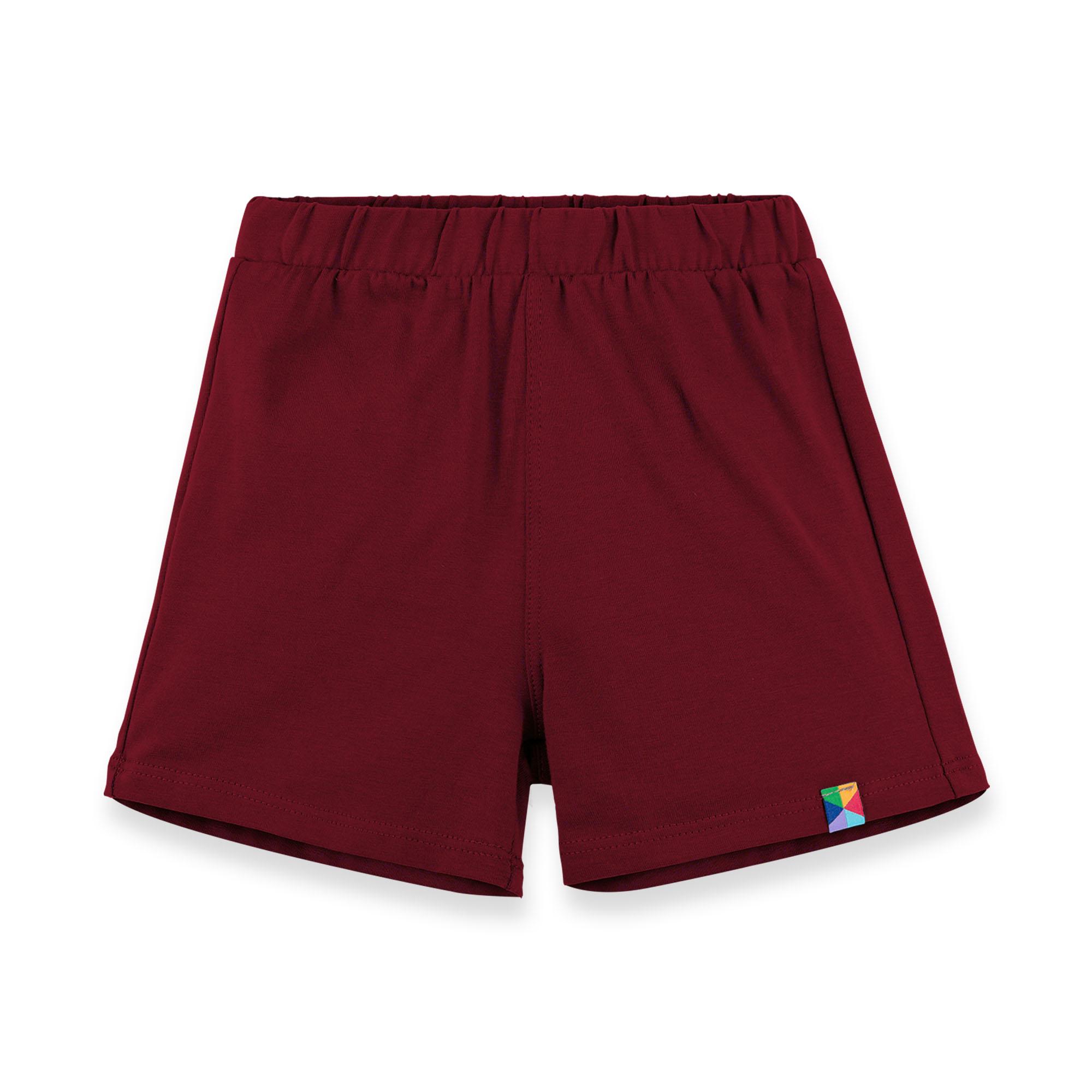 Burgundy sweat shorts