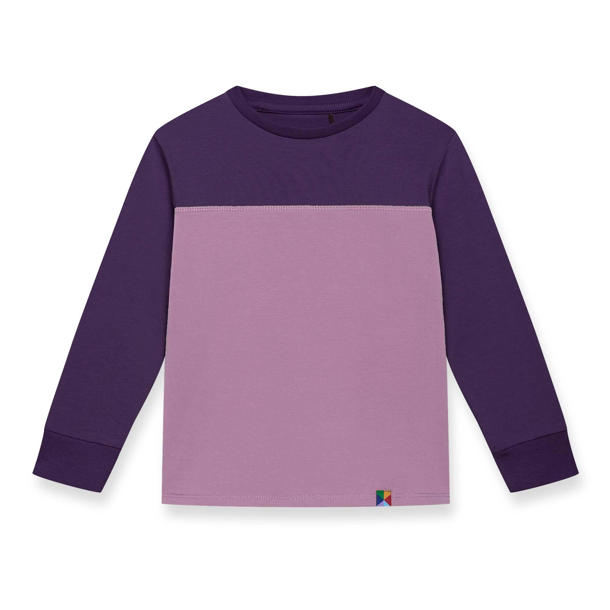 Violet - light purple two-colour shirt