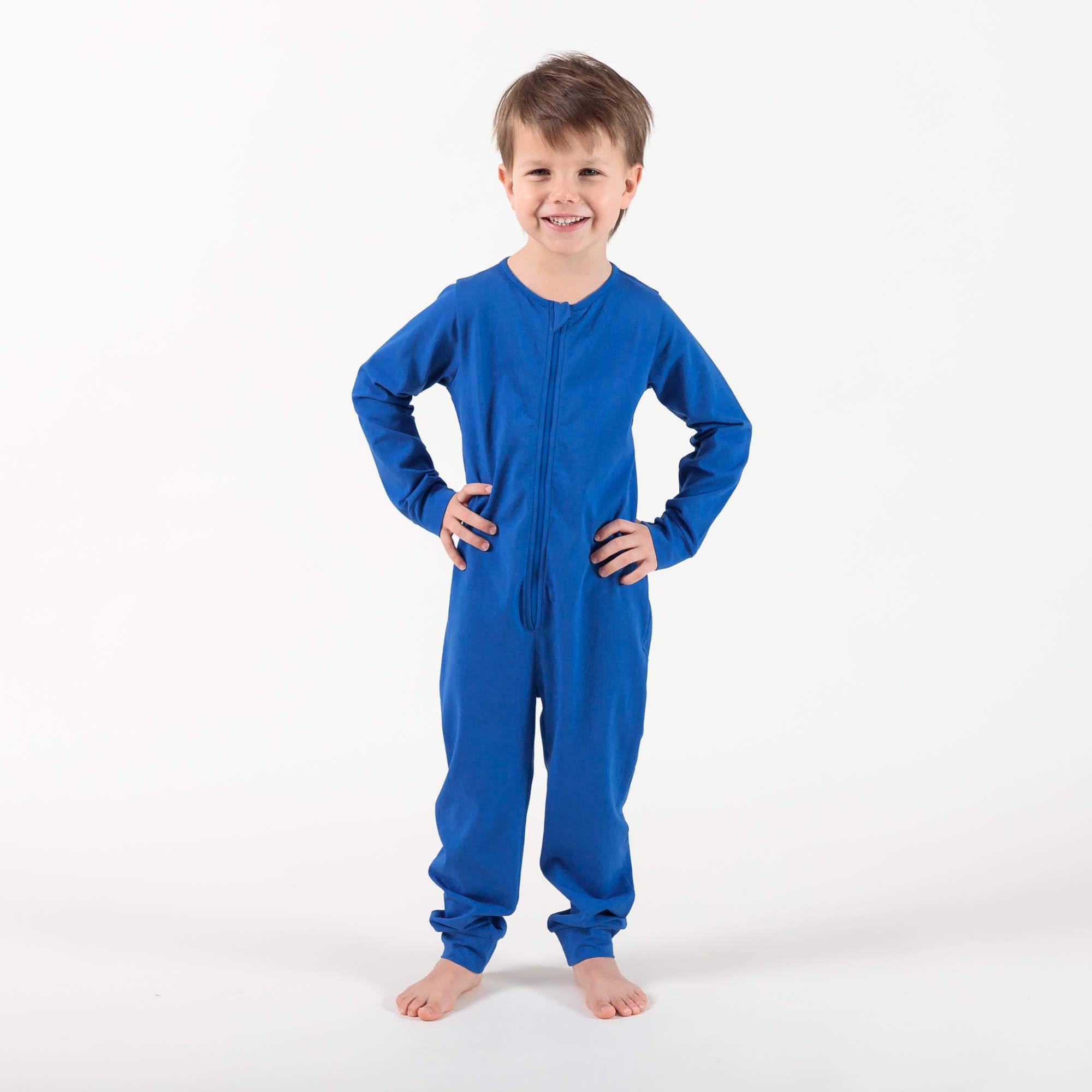 Blue romper sleeping suit