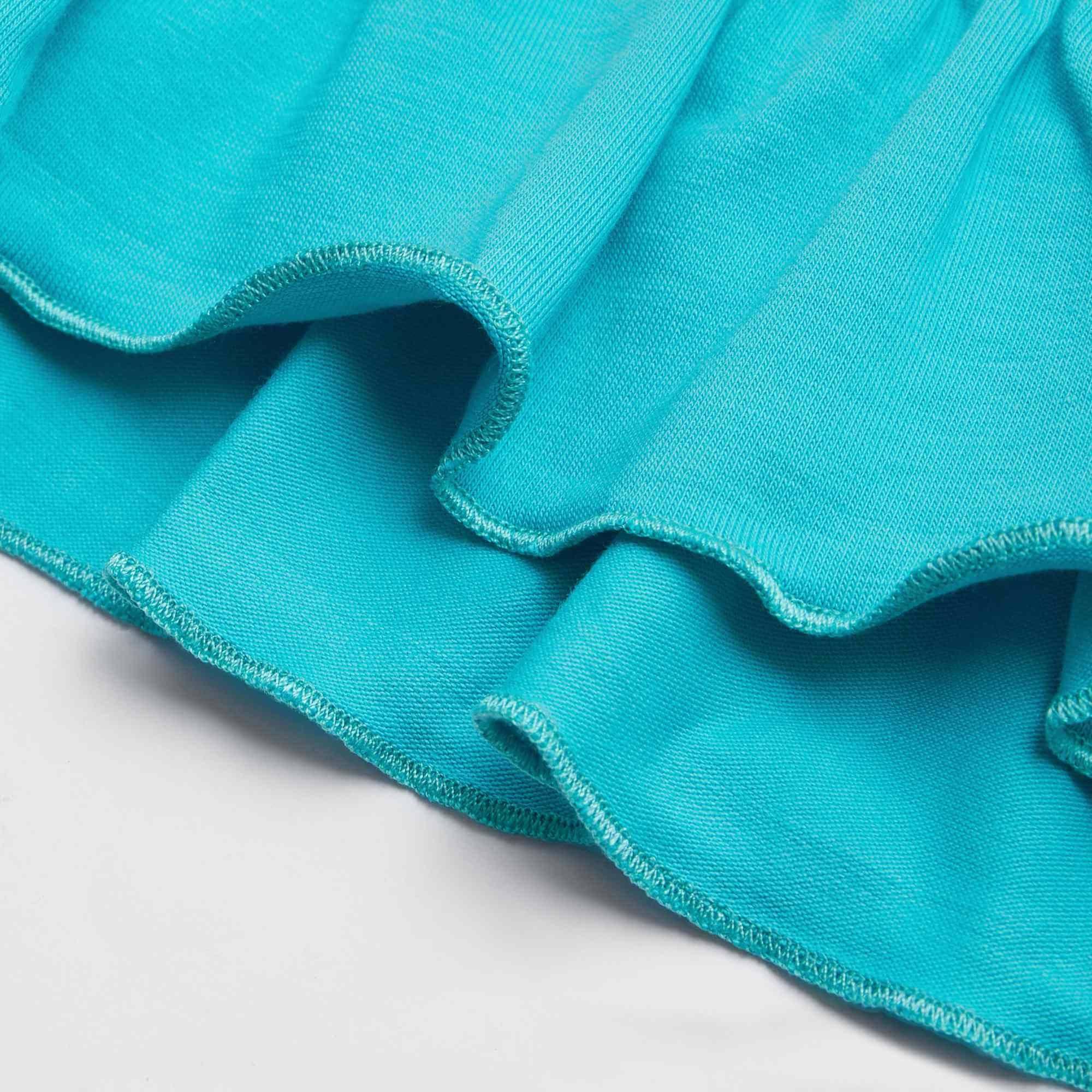 Turquoise ruffle blouse Baby