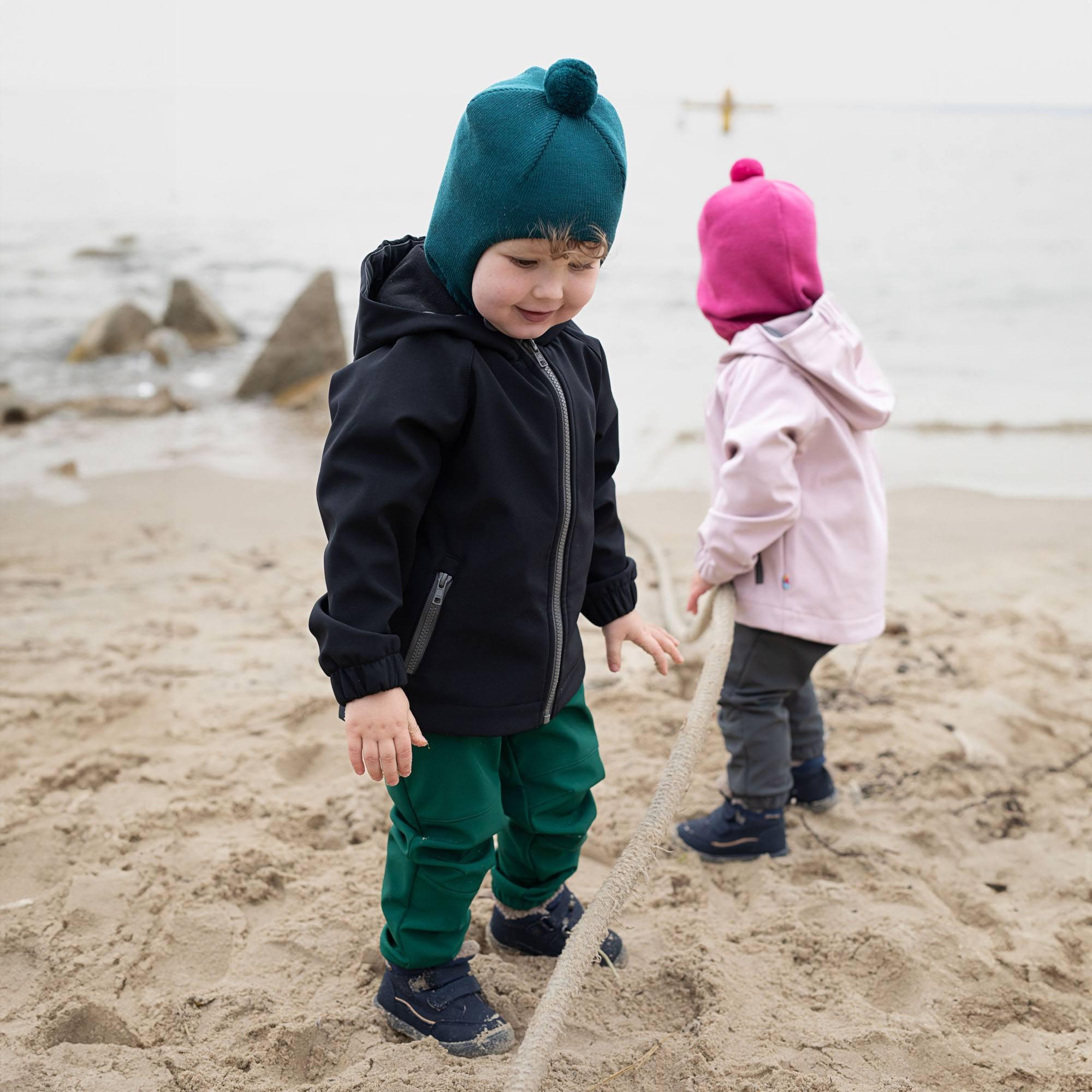 Pastel pink softshell jacket Baby