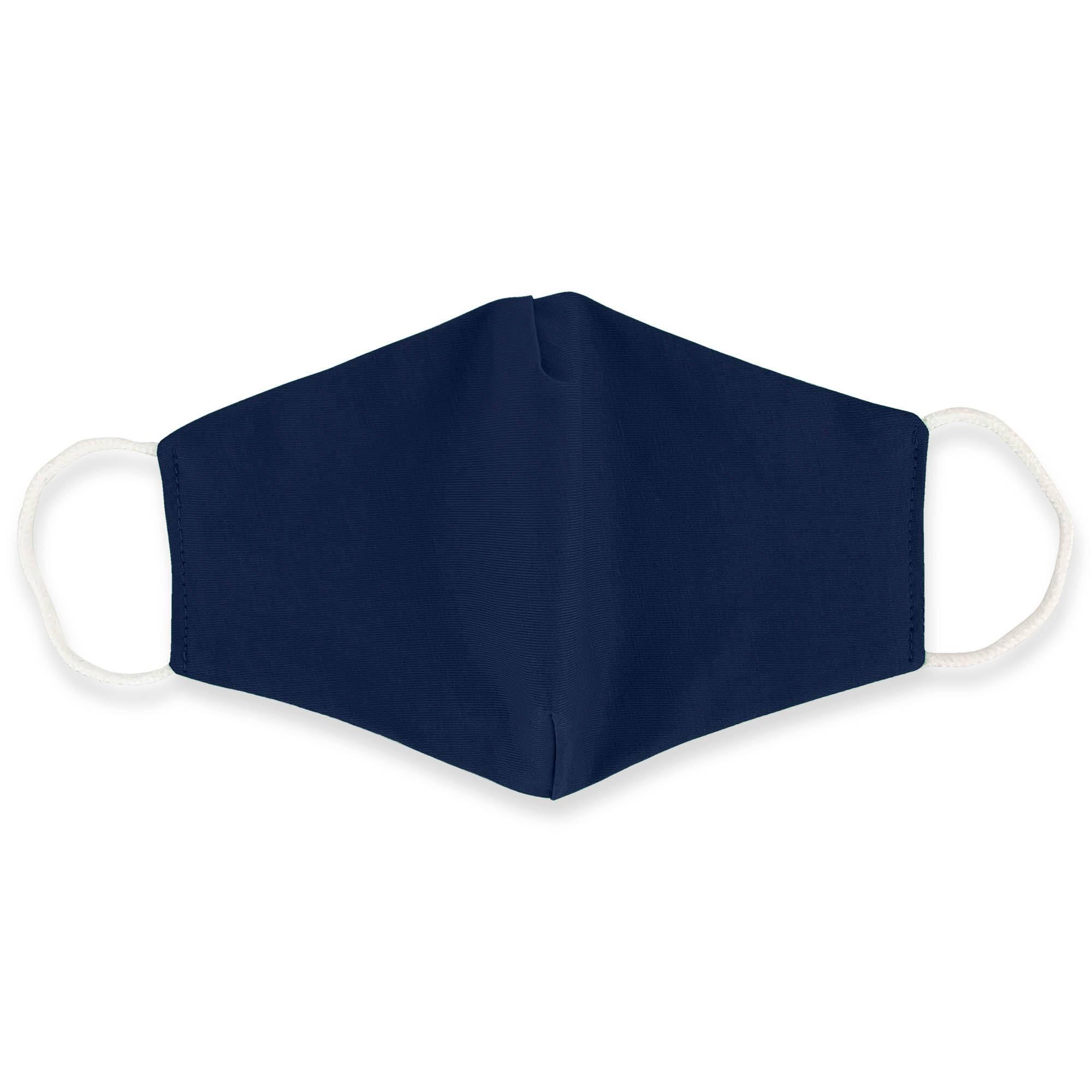 Navy blue cotton face mask