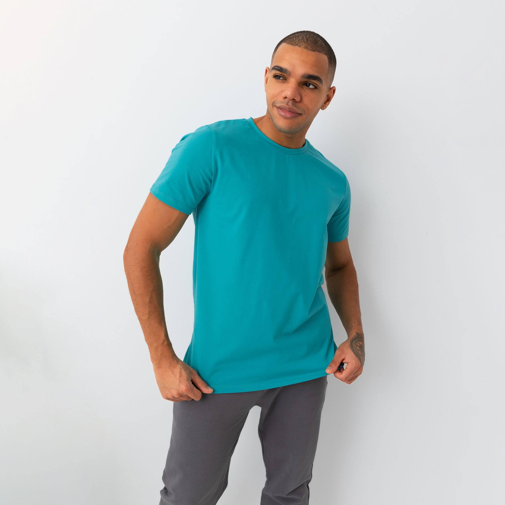 Turquoise T-shirt Men