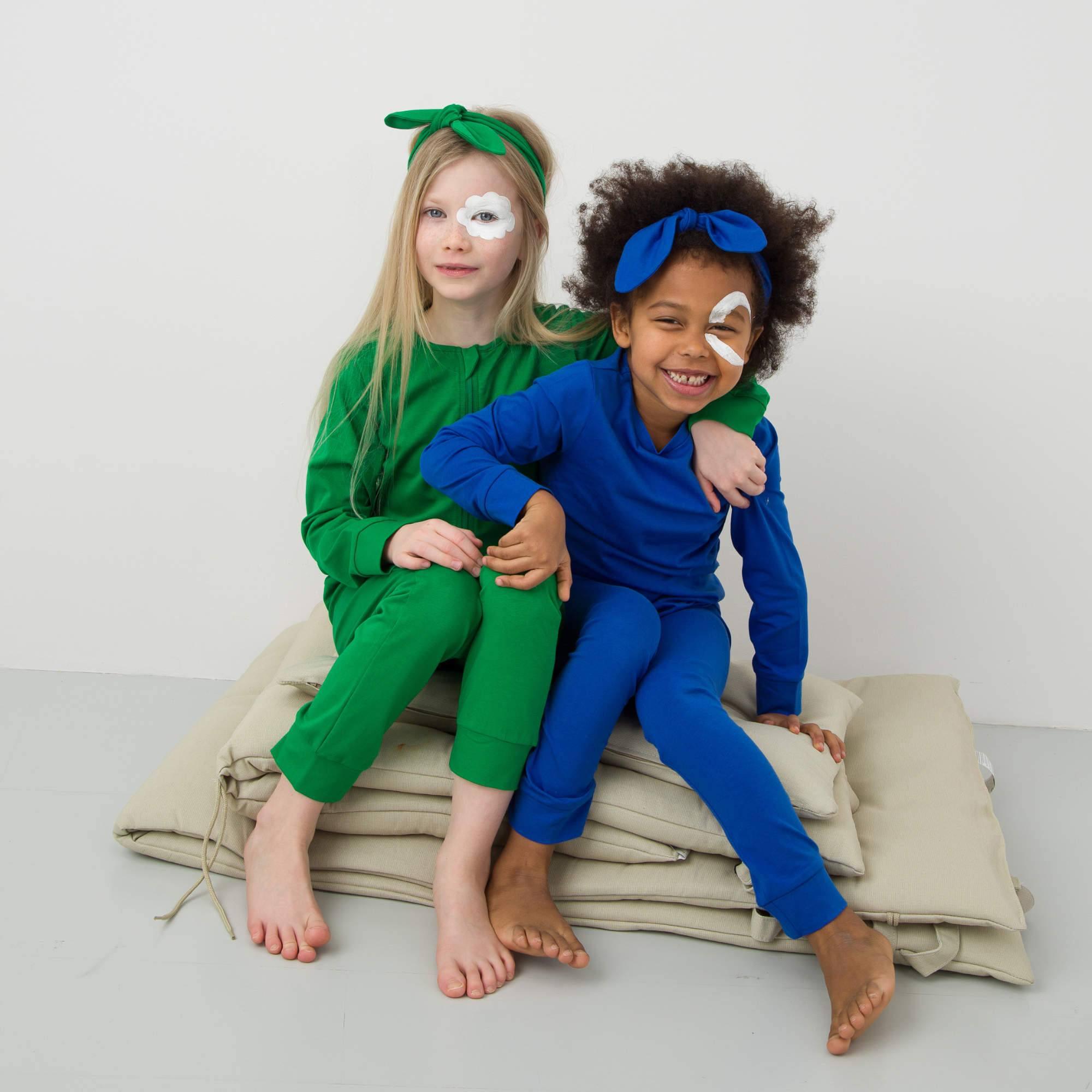 Green romper sleeping suit