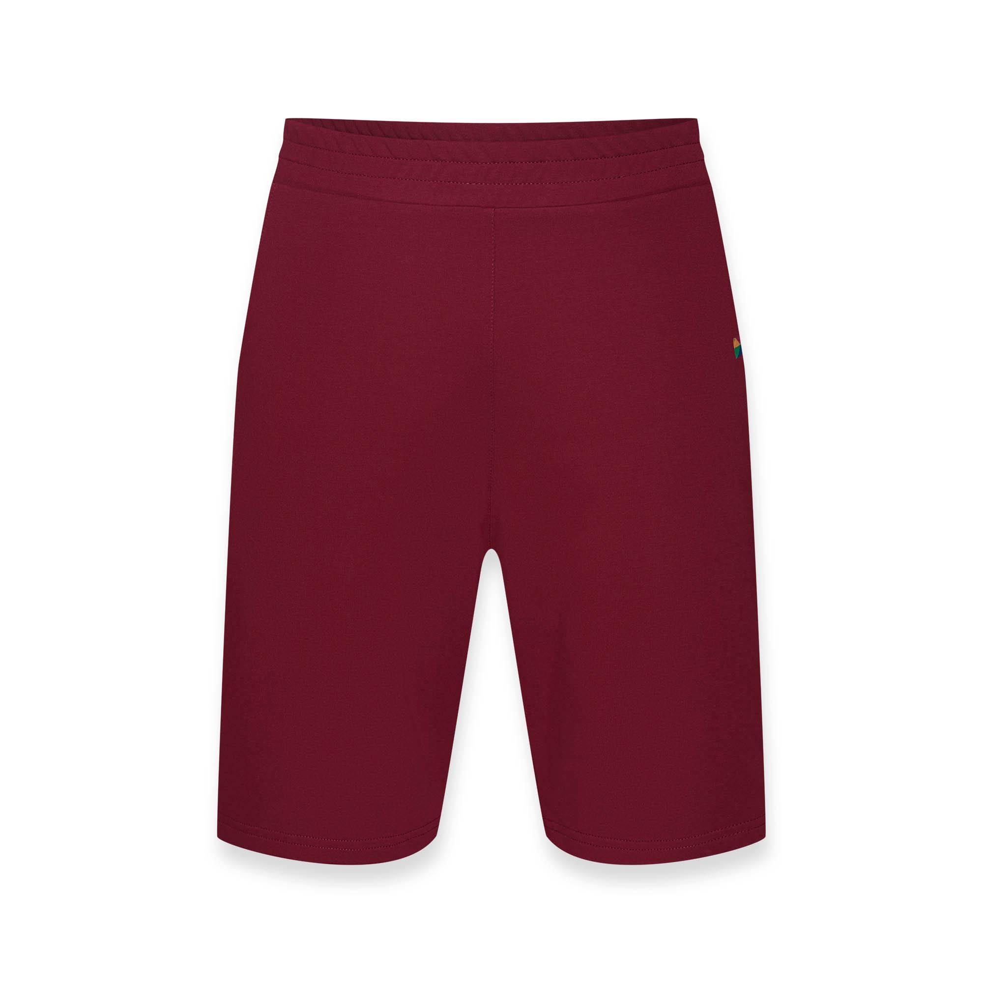 Burgundy shorts Men