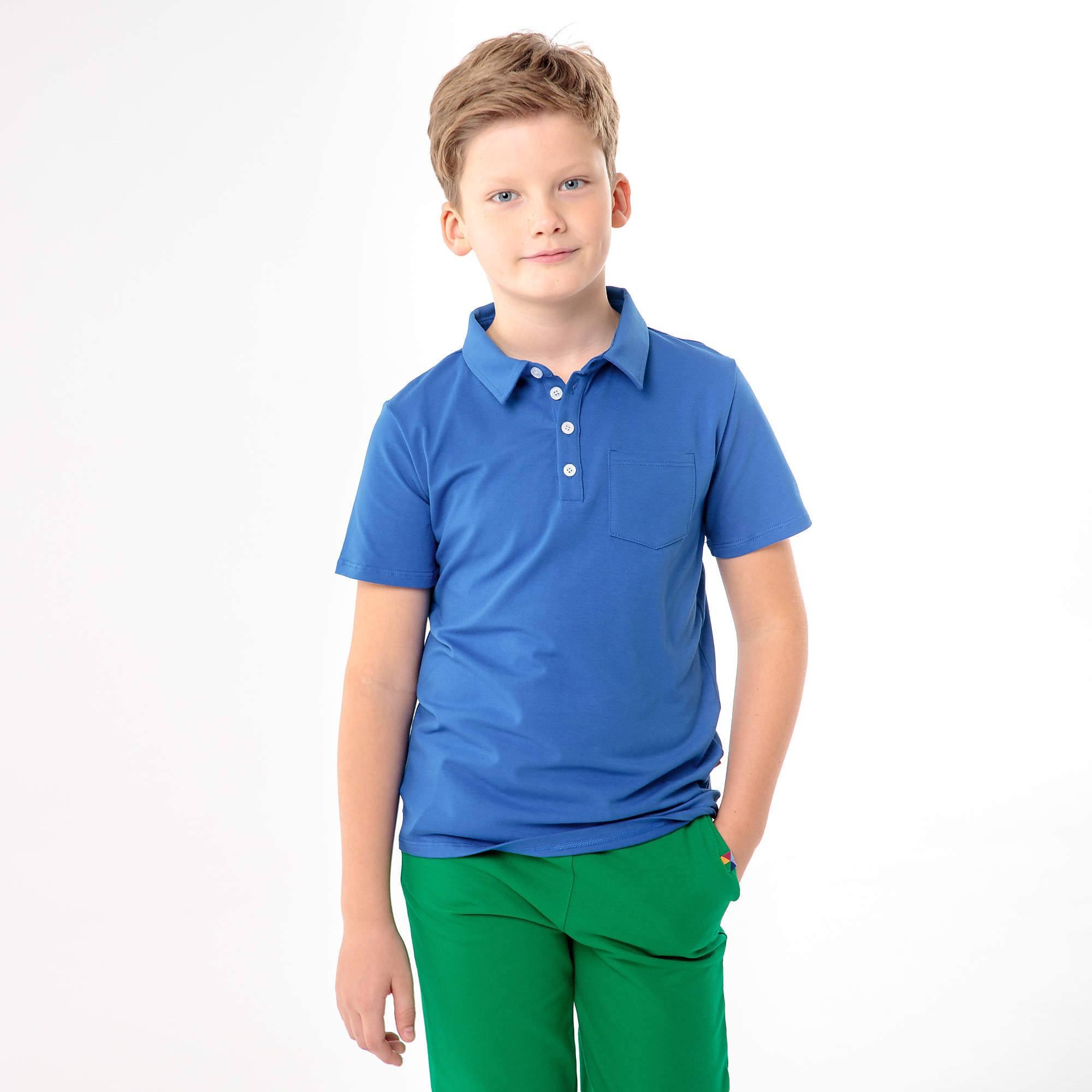 Blue polo shirt Junior