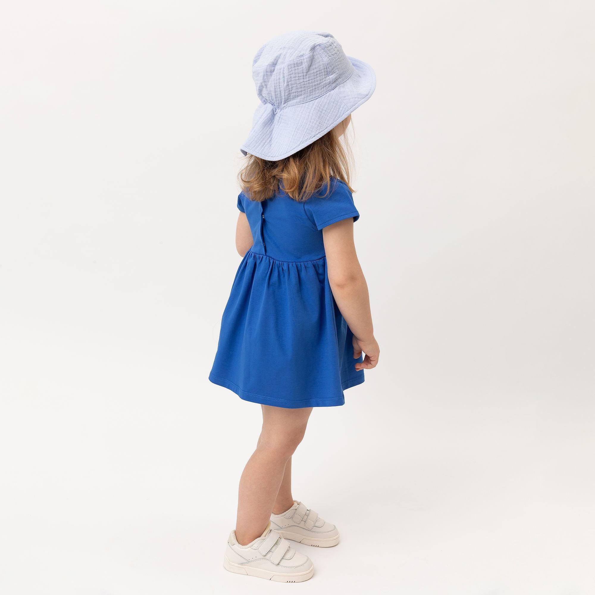 Light blue muslin hat Baby