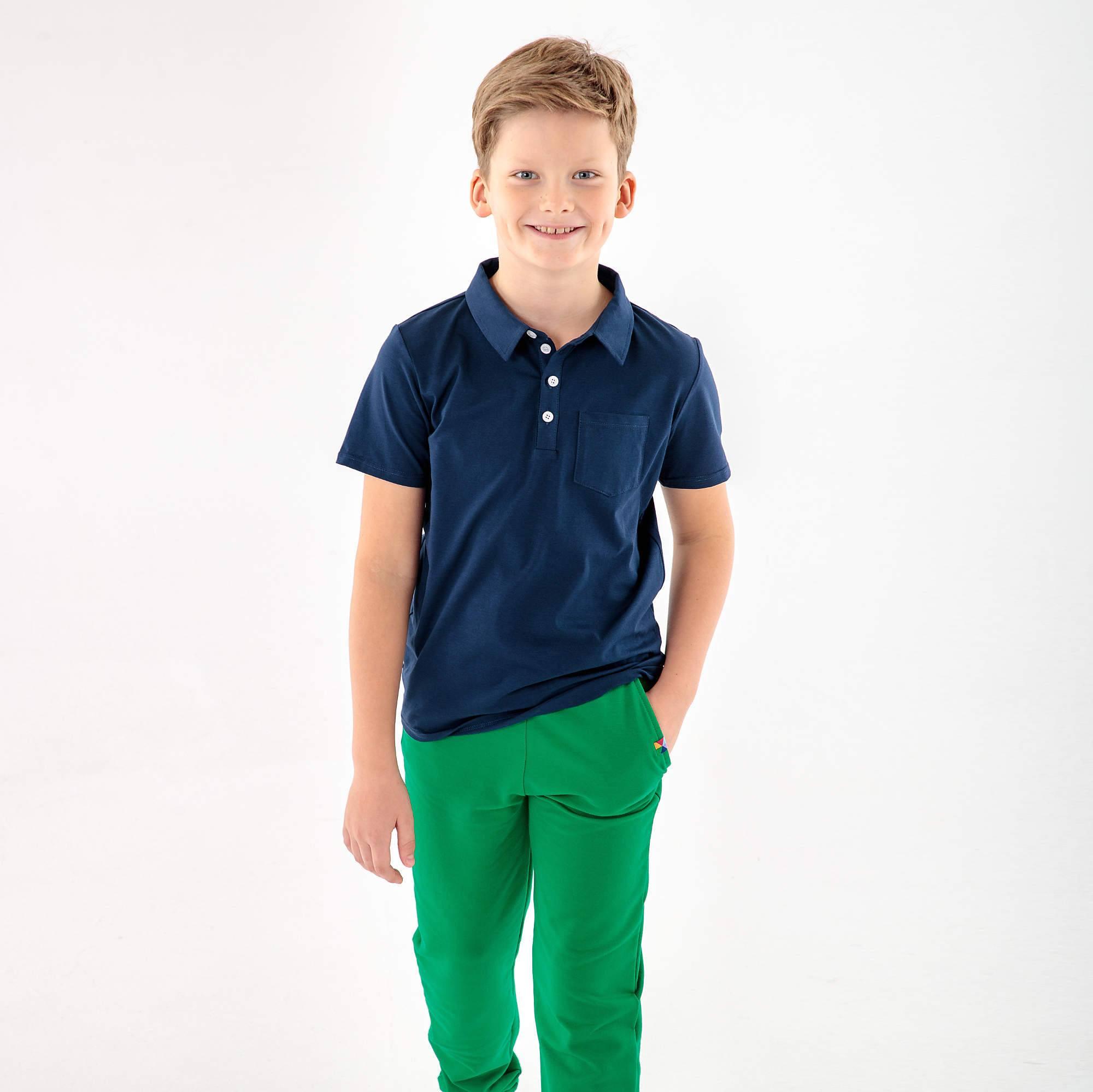 Navy blue polo shirt Junior