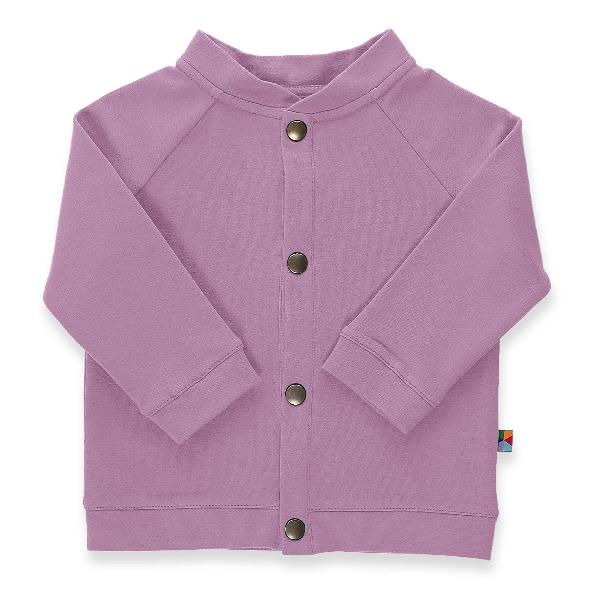 Light purple button-up bomber jacket Baby