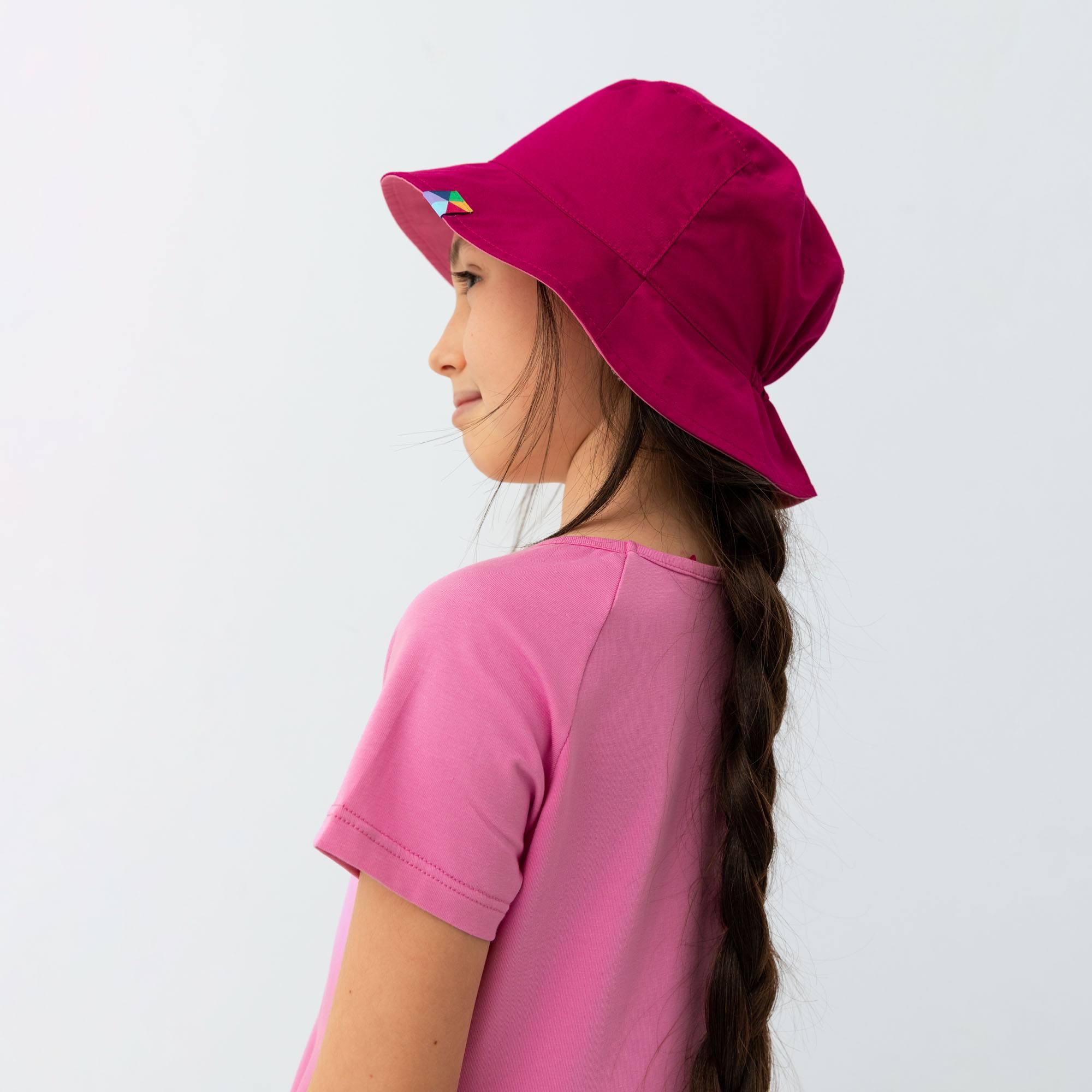 Amaranth - pink reversible hat