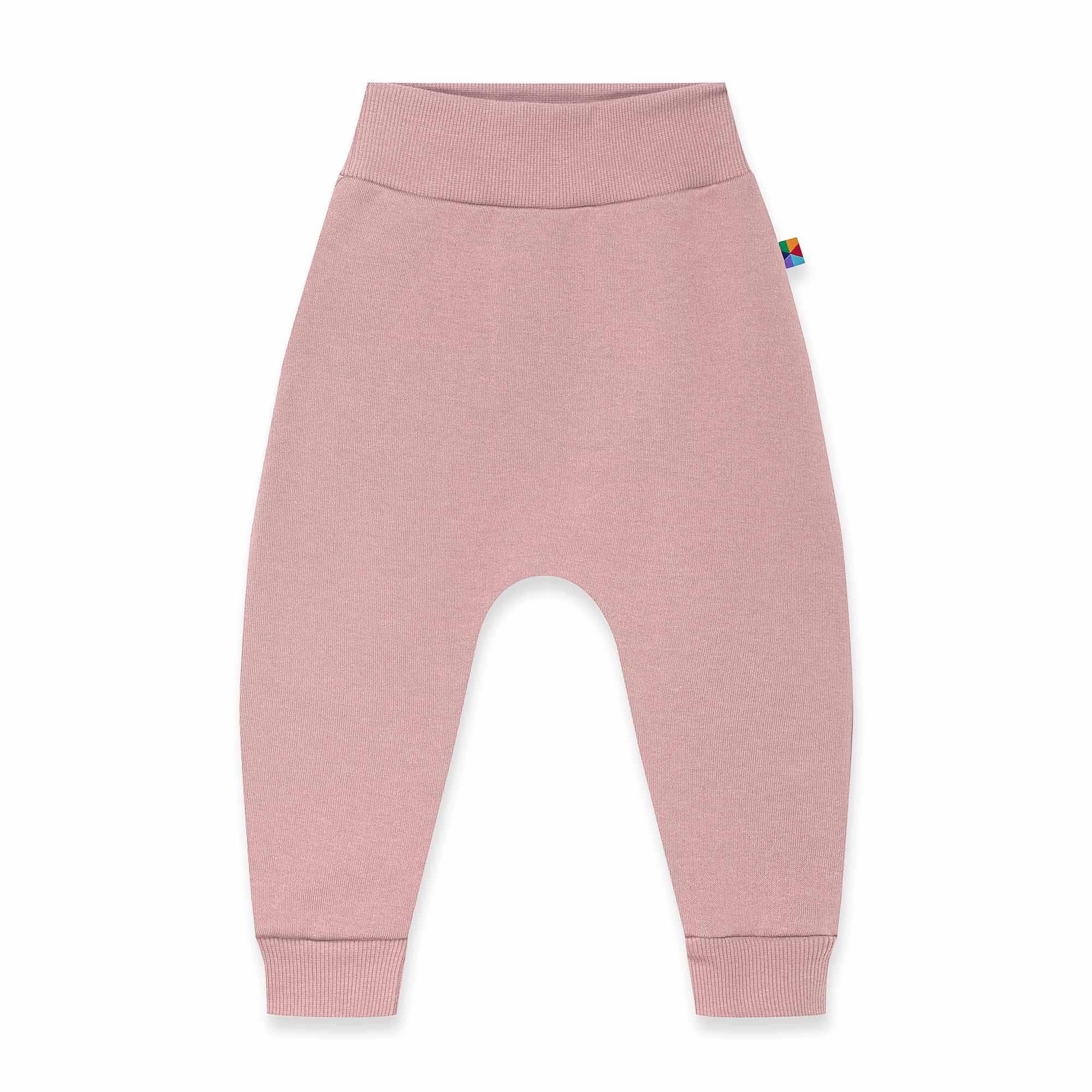 Pastel pink fleece-lined joggers Baby