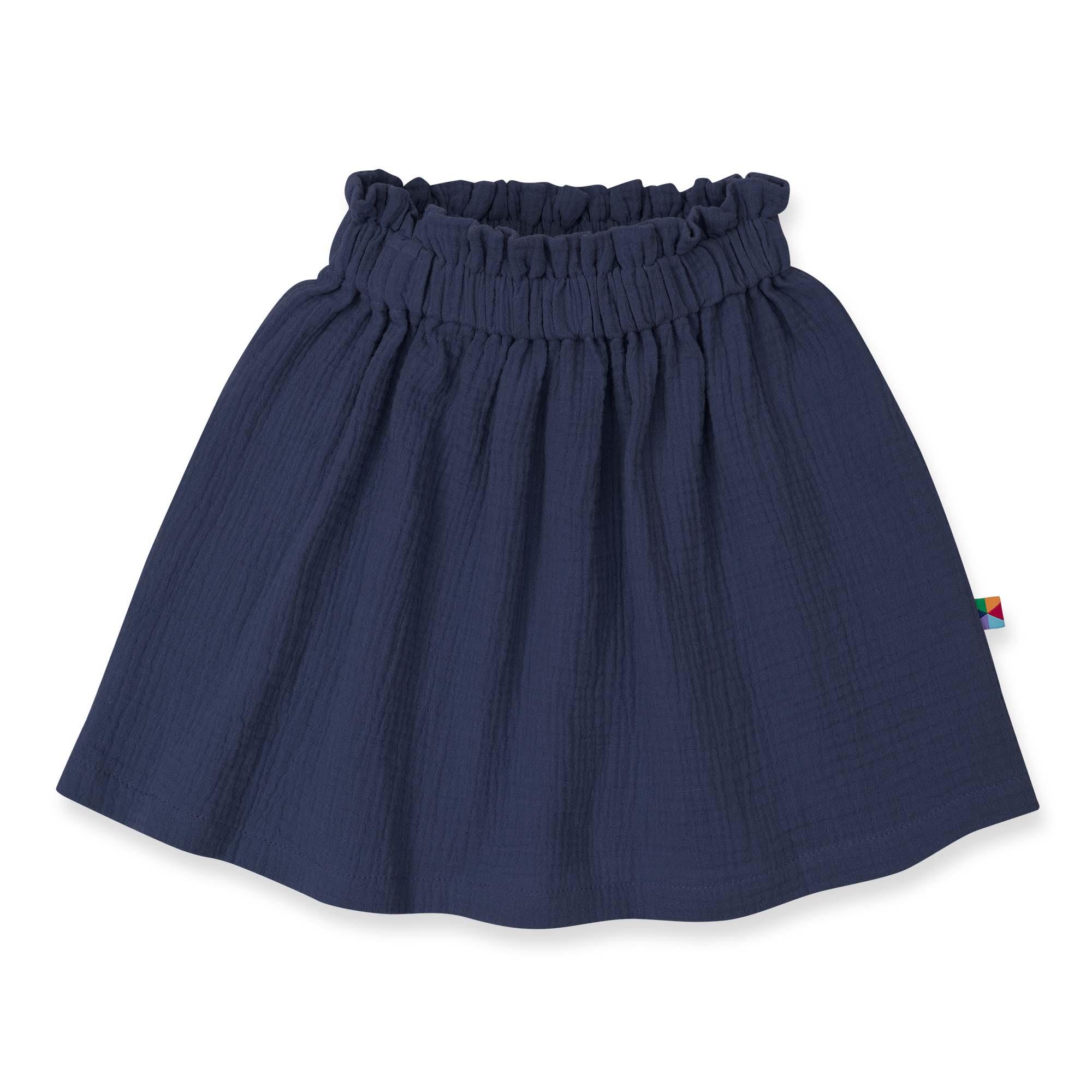 Navy blue muslin skirt