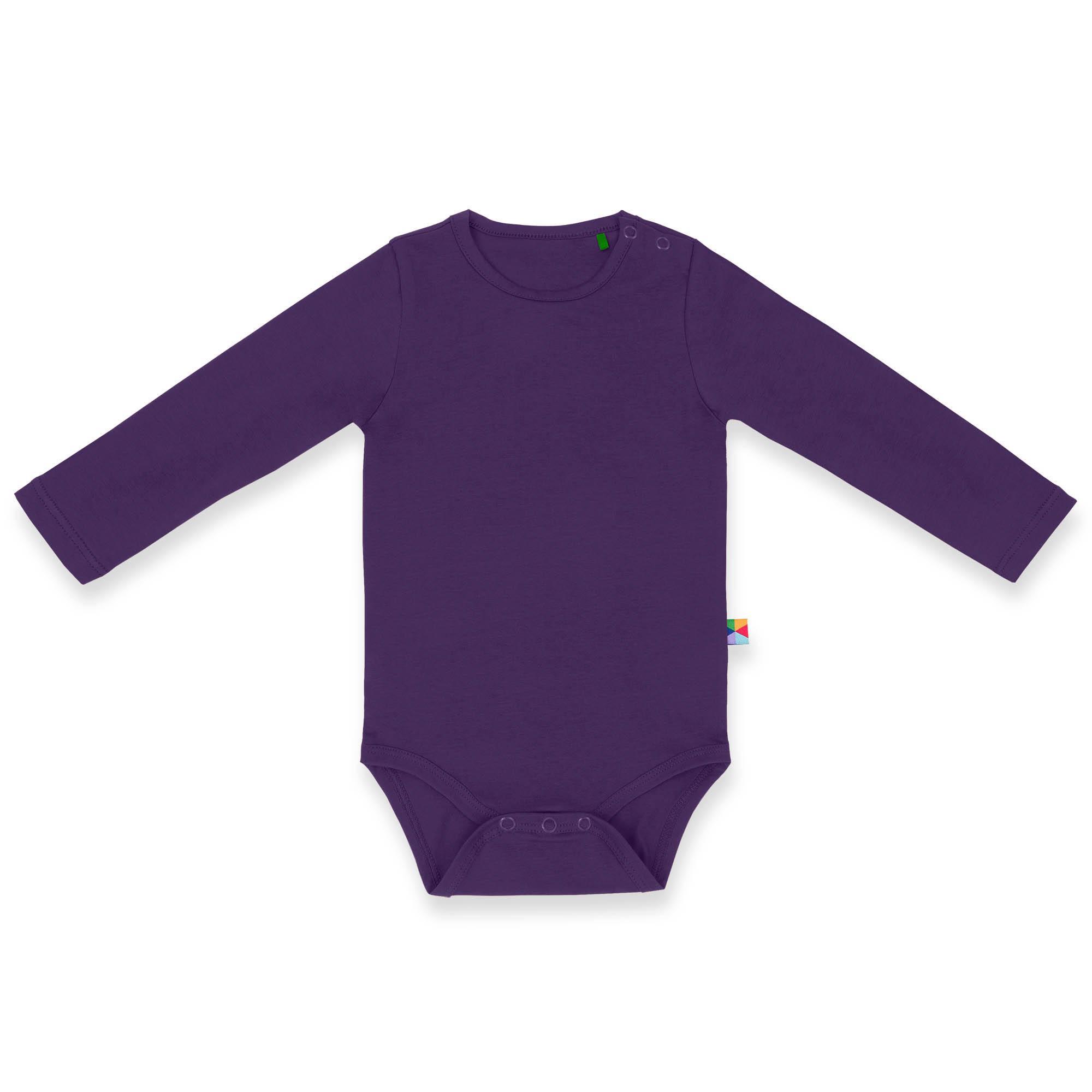 Violet long sleeve bodysuit