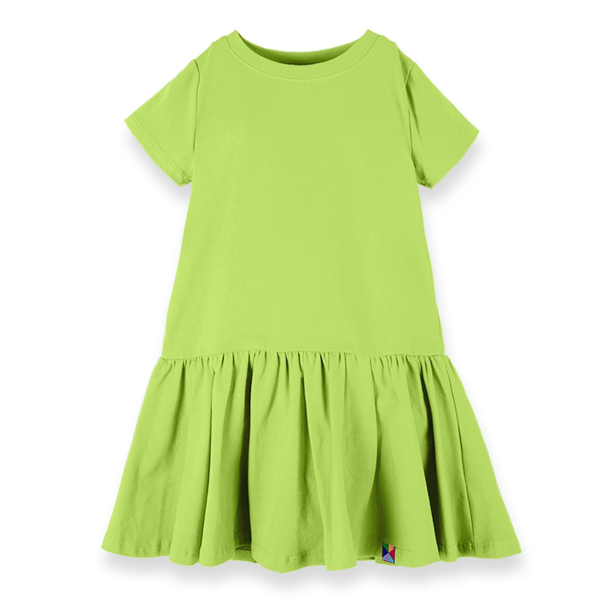 Lime green frill dress Junior