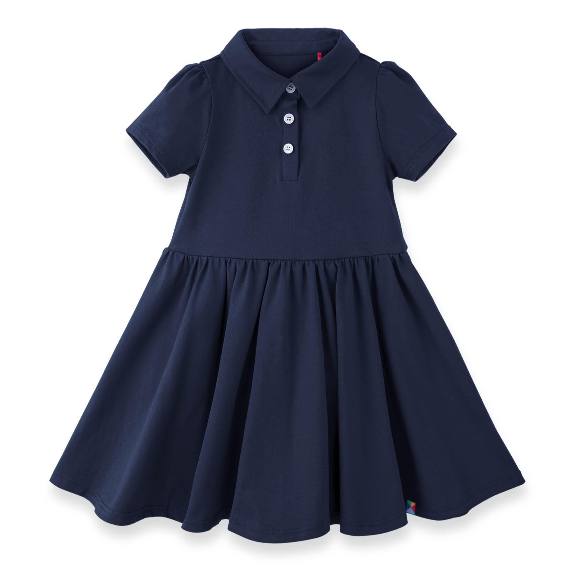 Navy blue polo dress