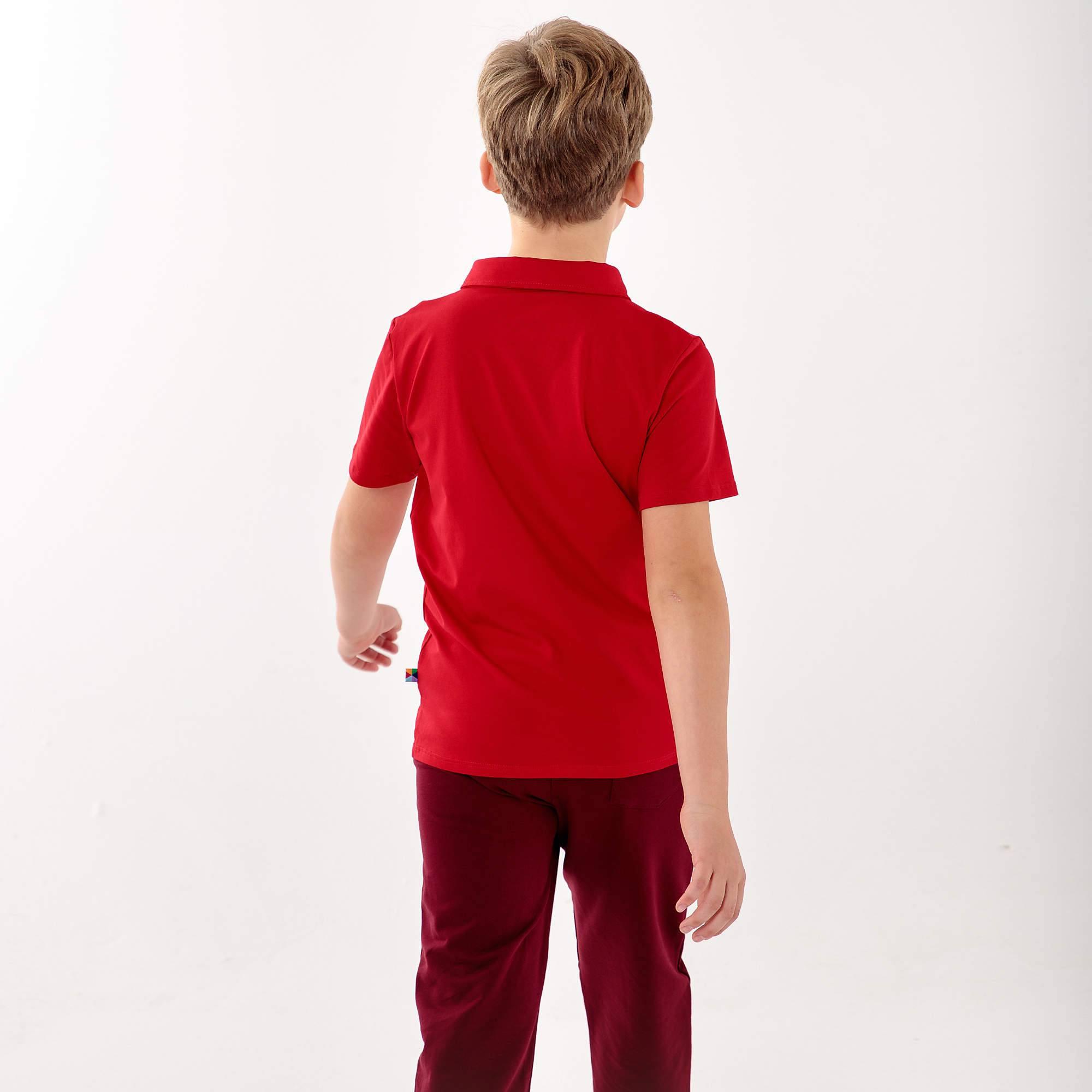 Red polo shirt Junior