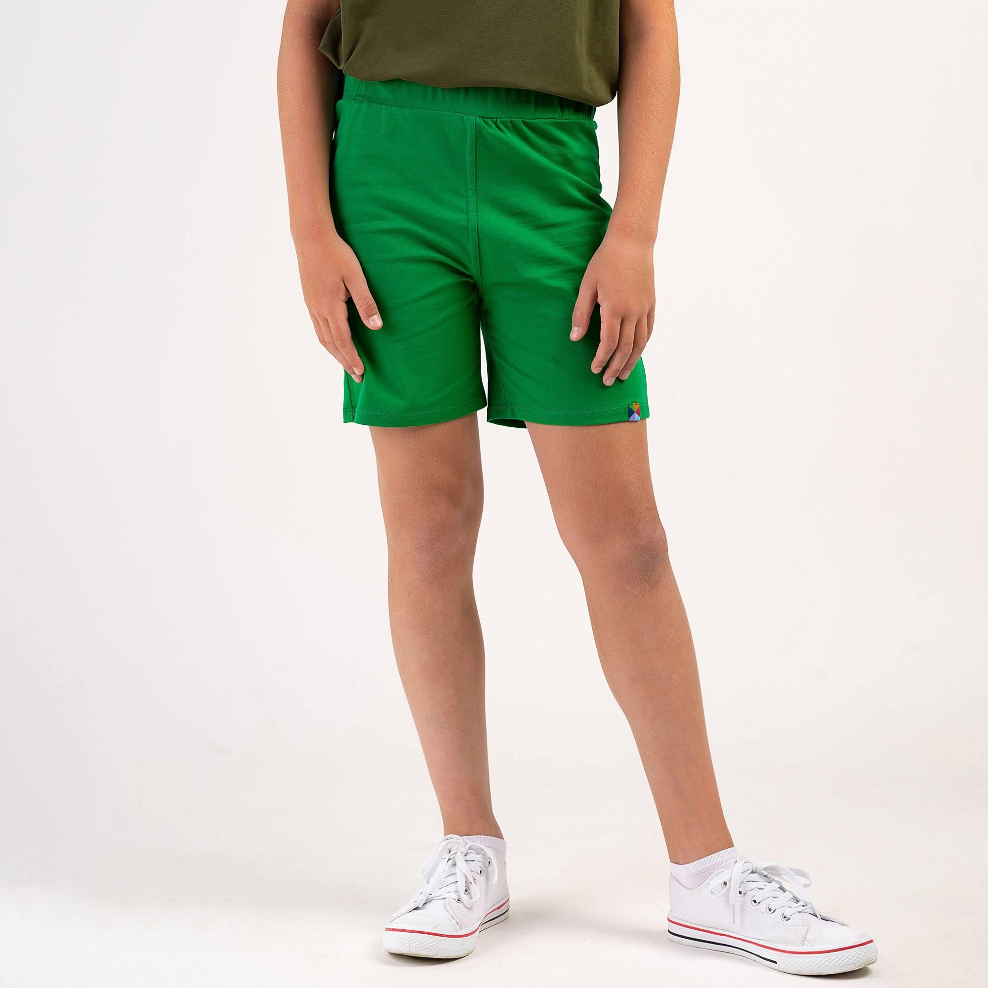 Green sweat shorts Junior