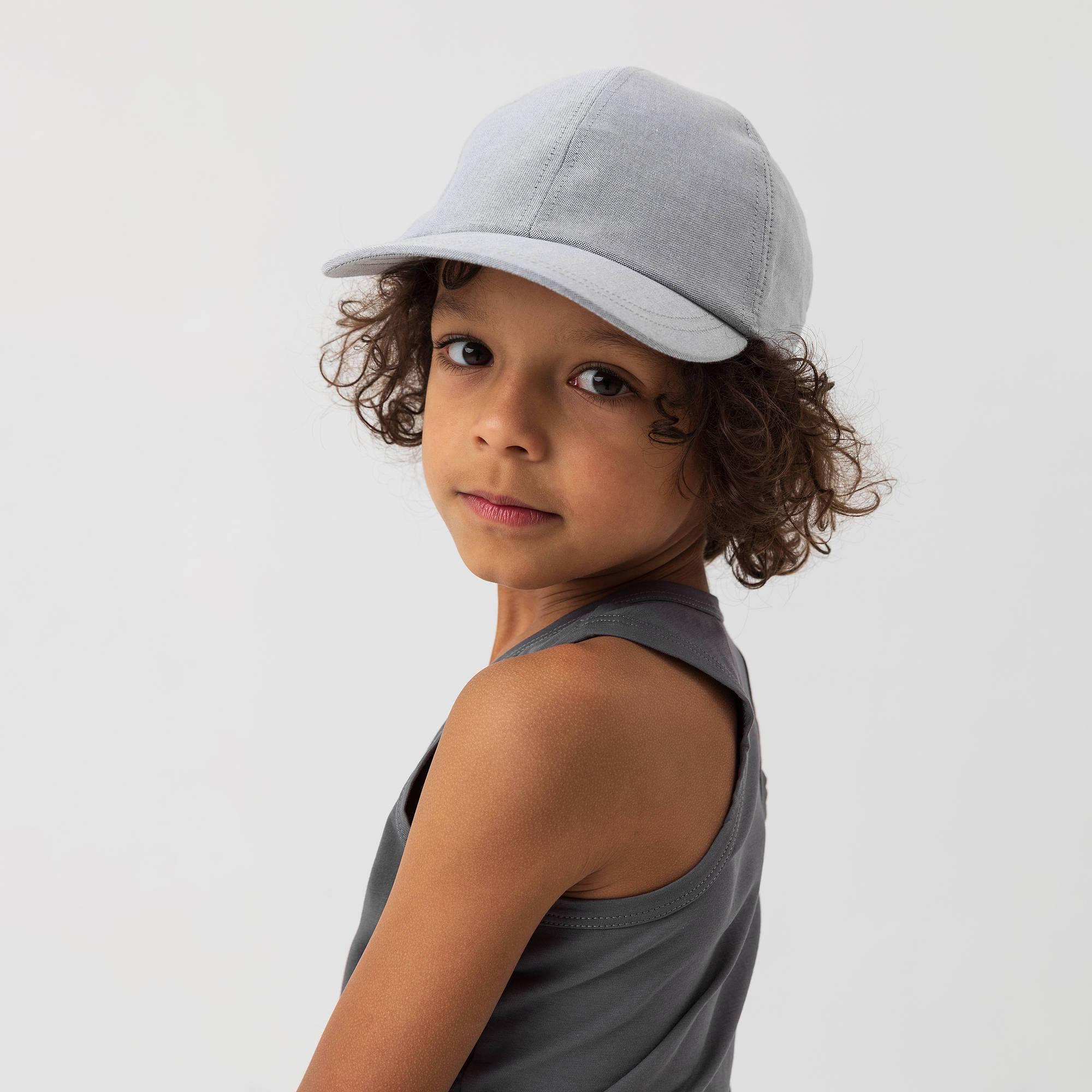 Grey melange baseball cap