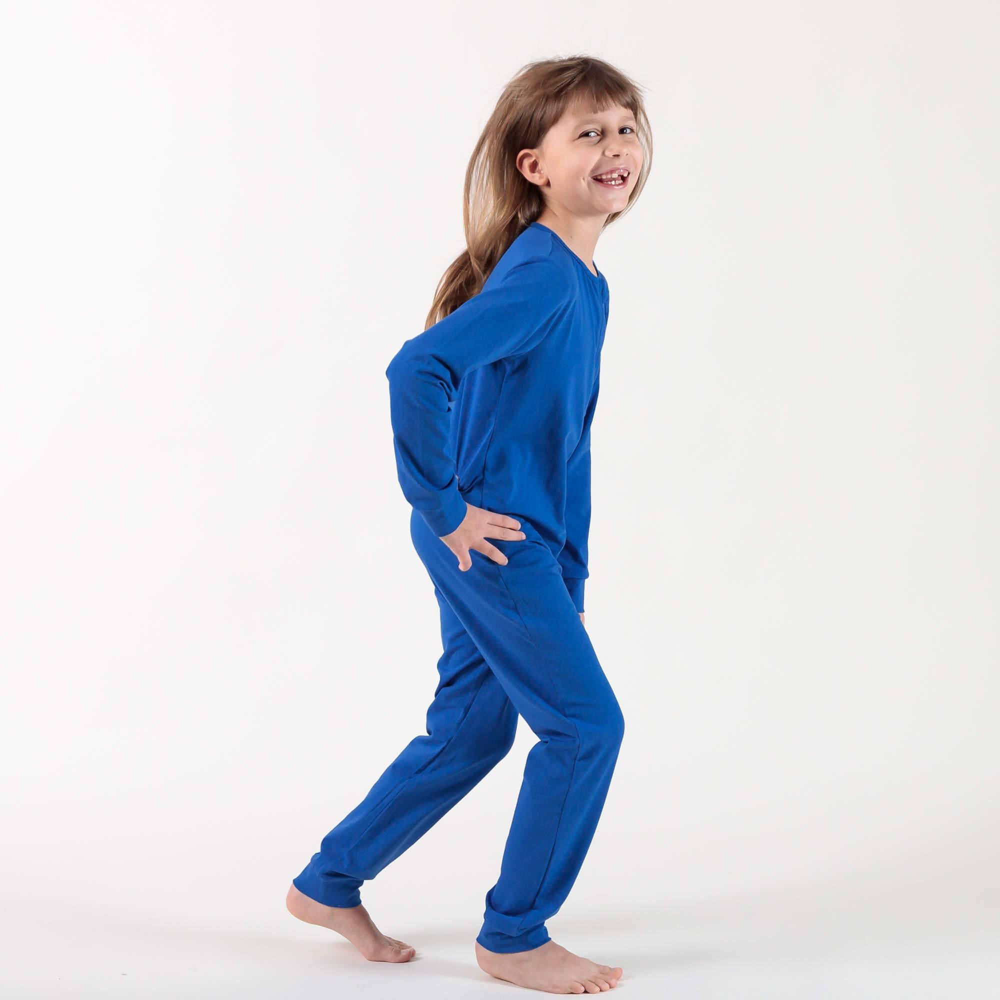 Blue romper sleeping suit