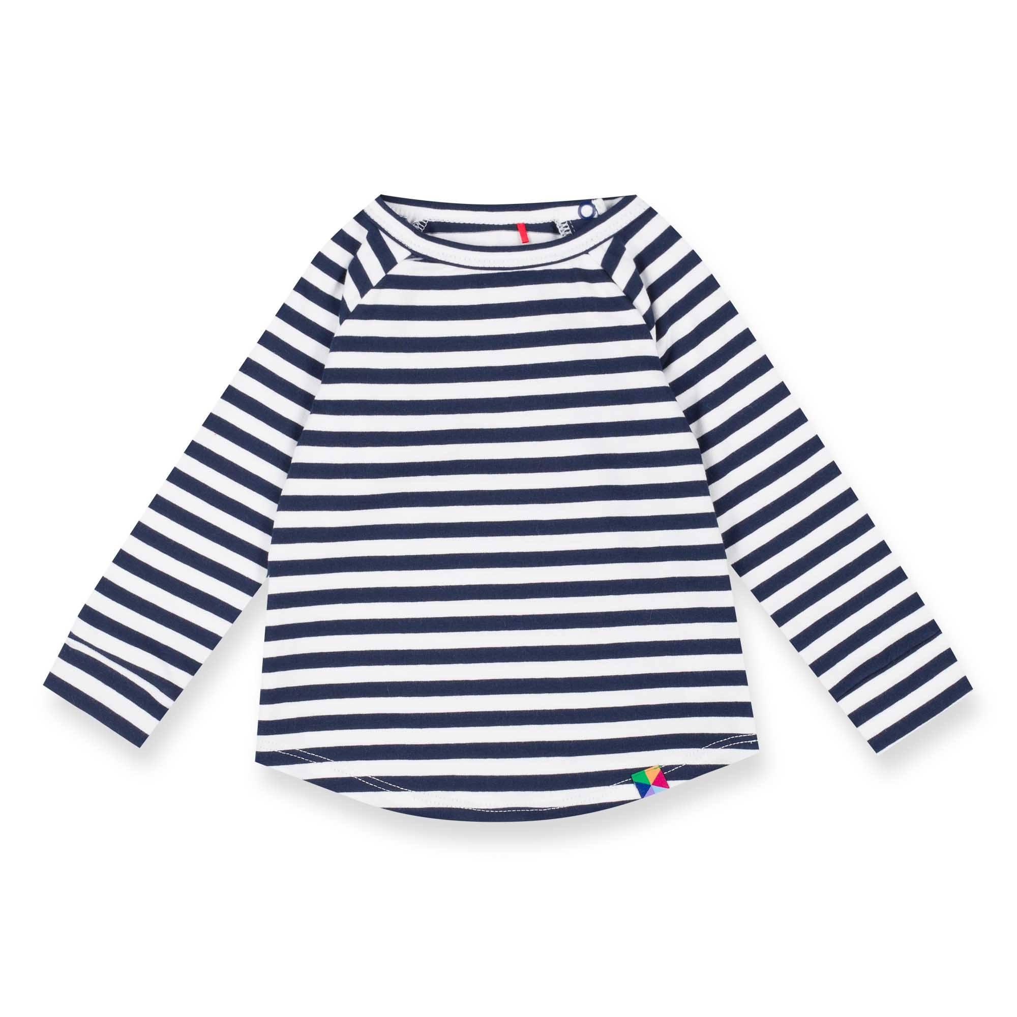 Navy blue stripes longe sleeve shirt Baby