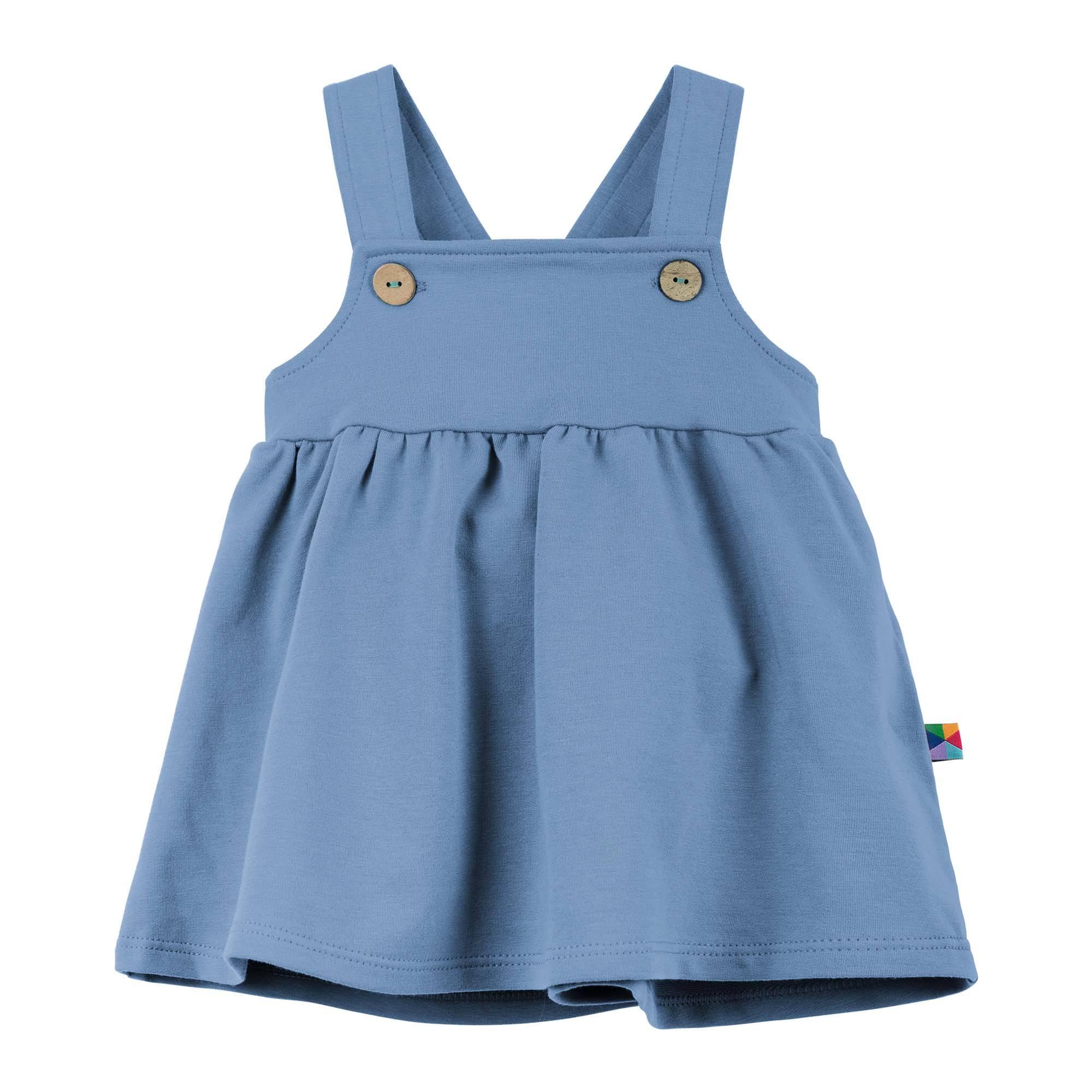 Sky blue dungaree dress