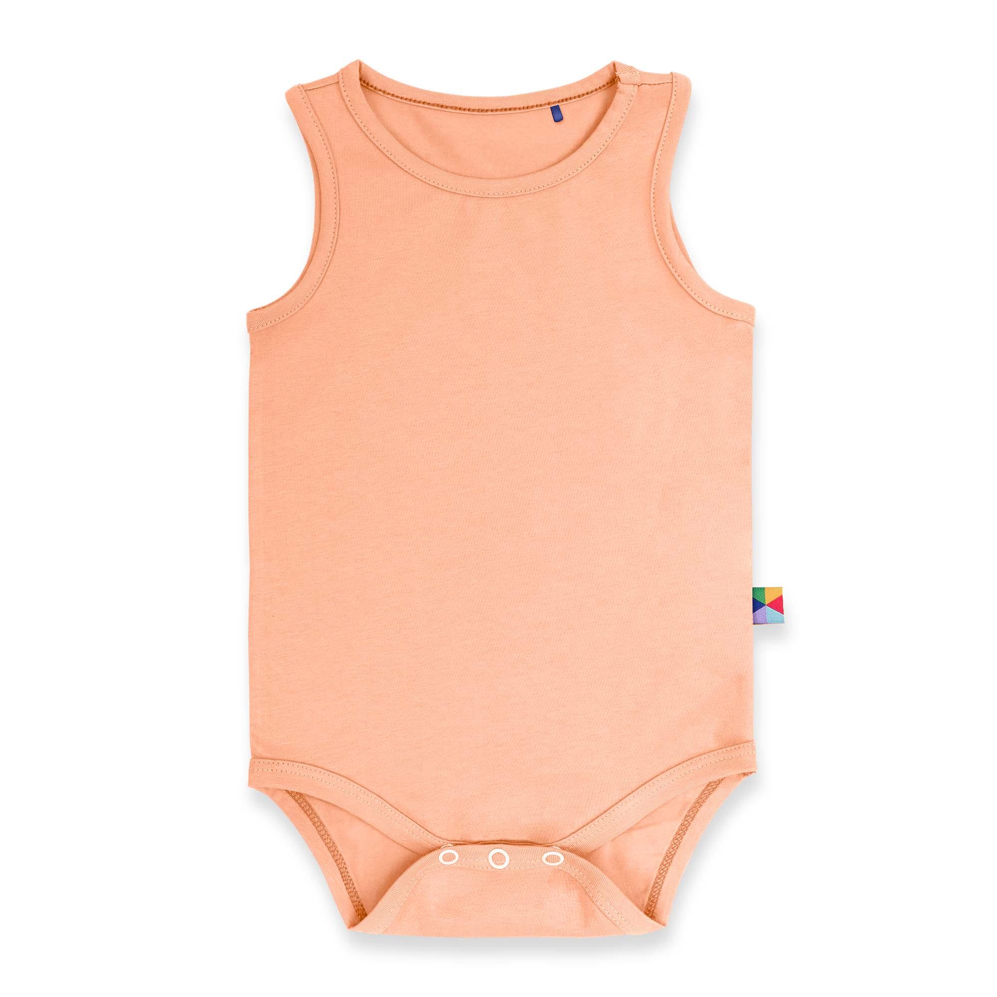 Apricot sleveless bodysuit