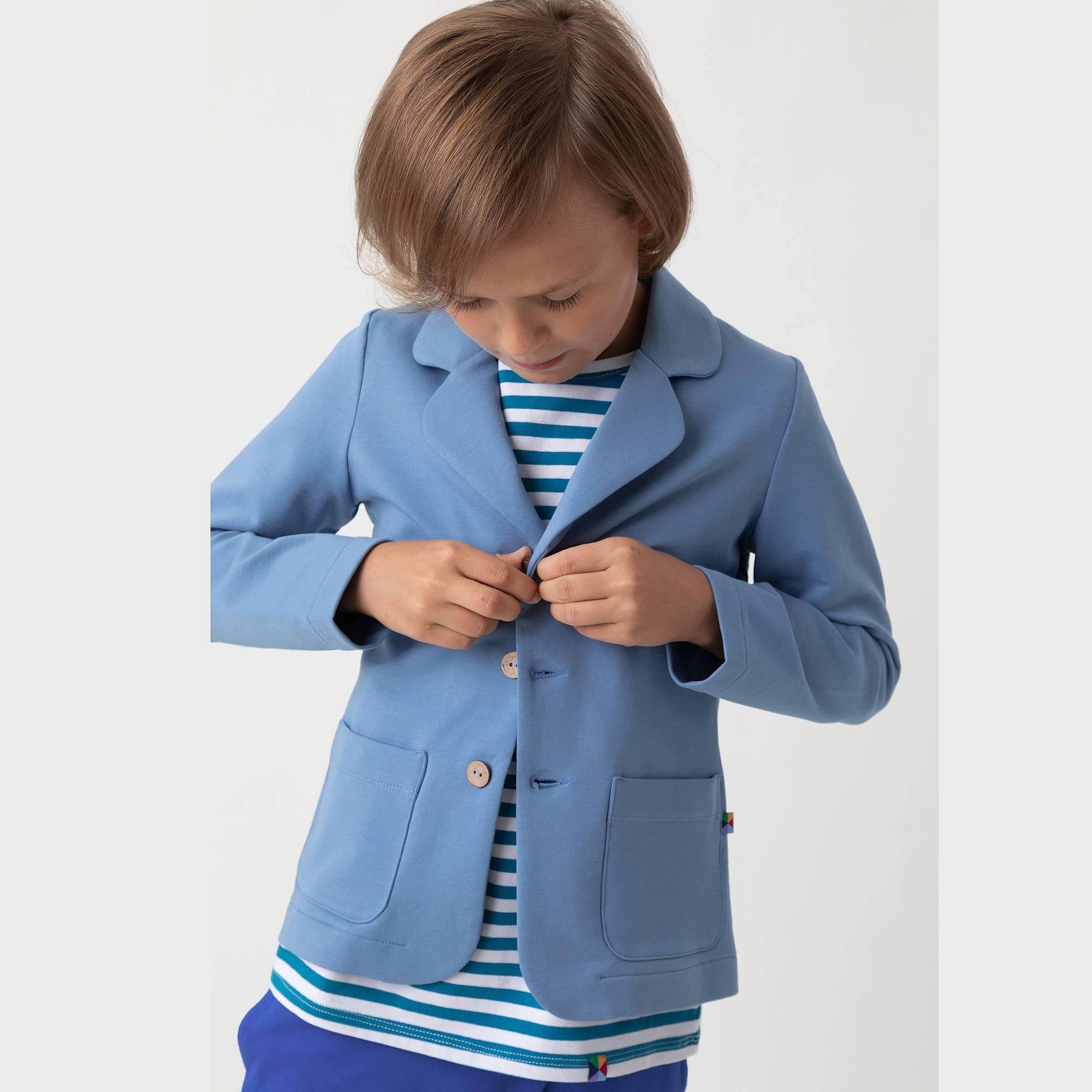 Sky blue blazer jacket