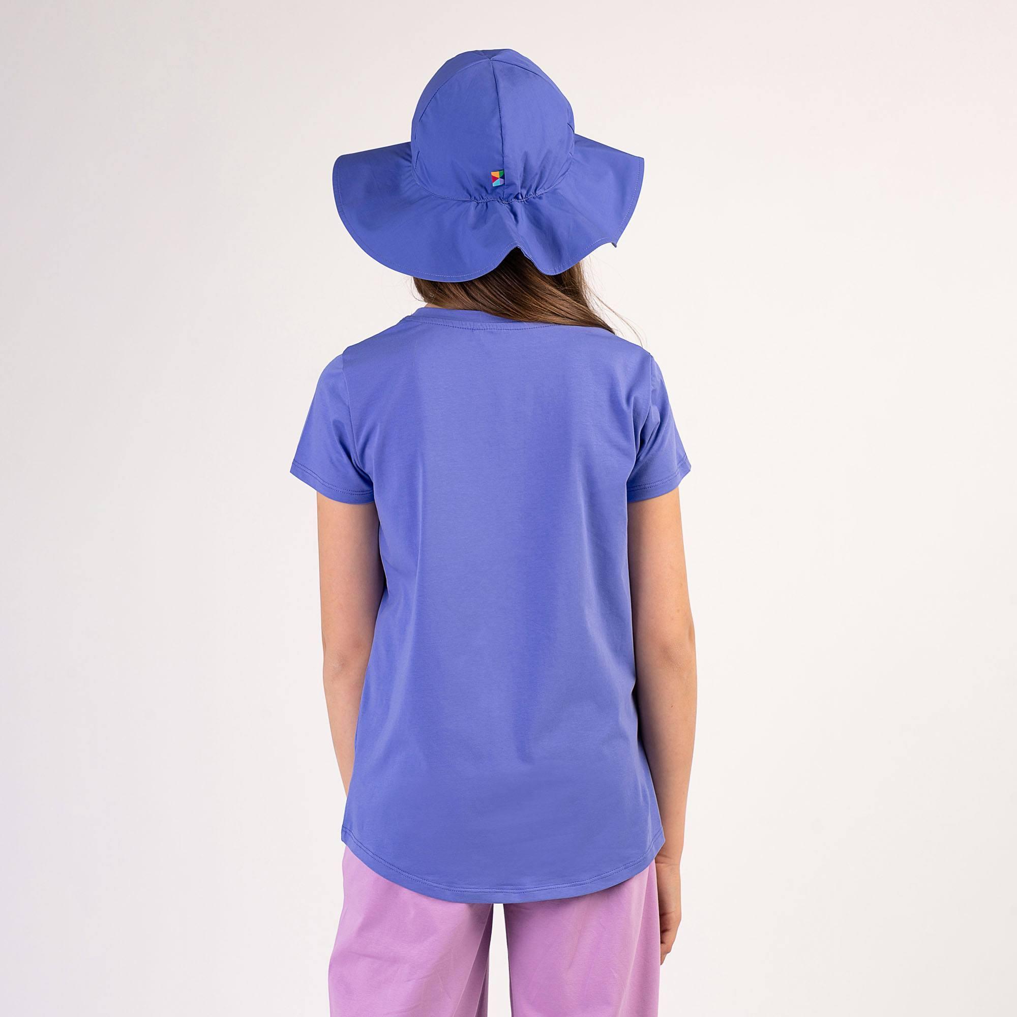 Very peri T-shirt with a pocket Junior