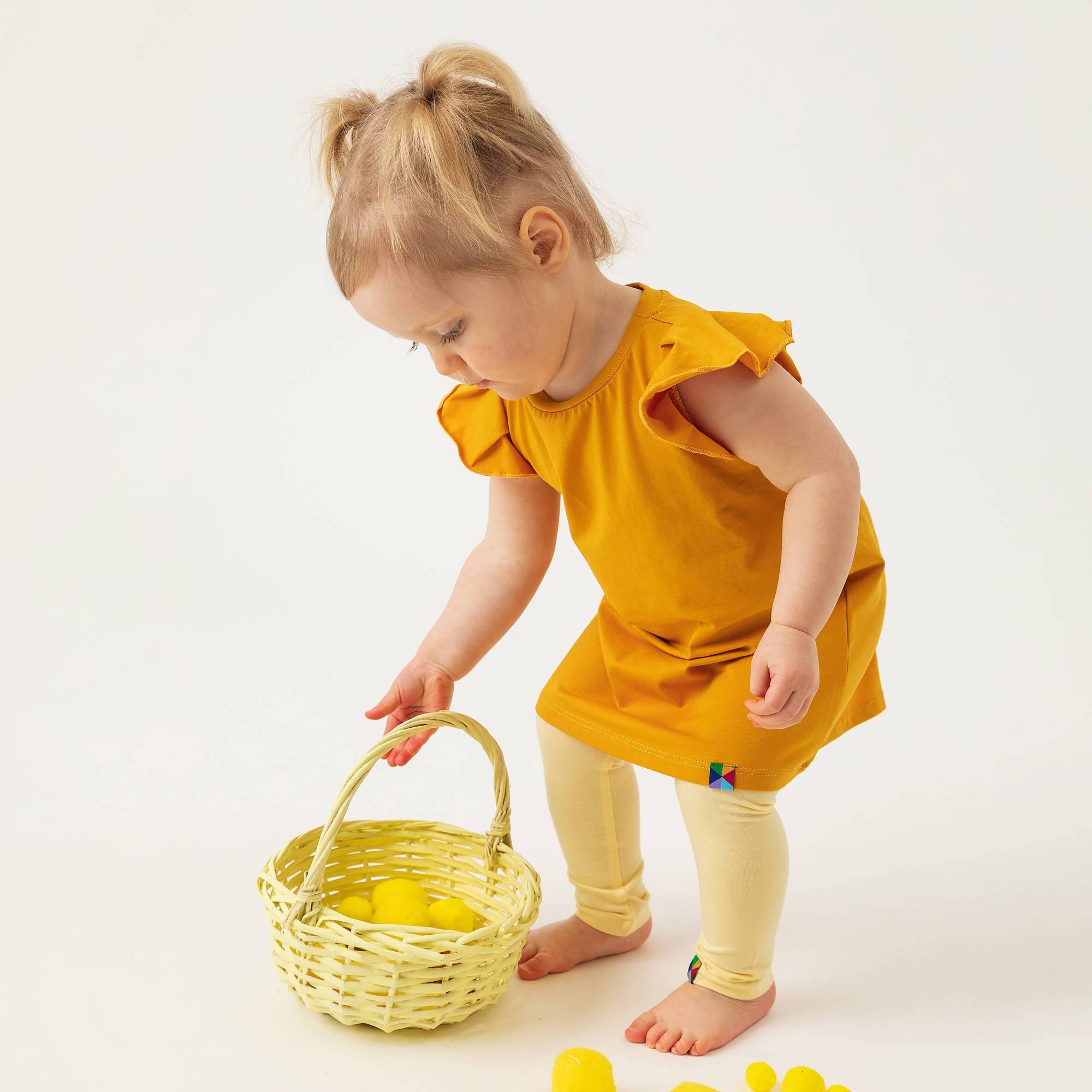 Light yellow leggings Baby