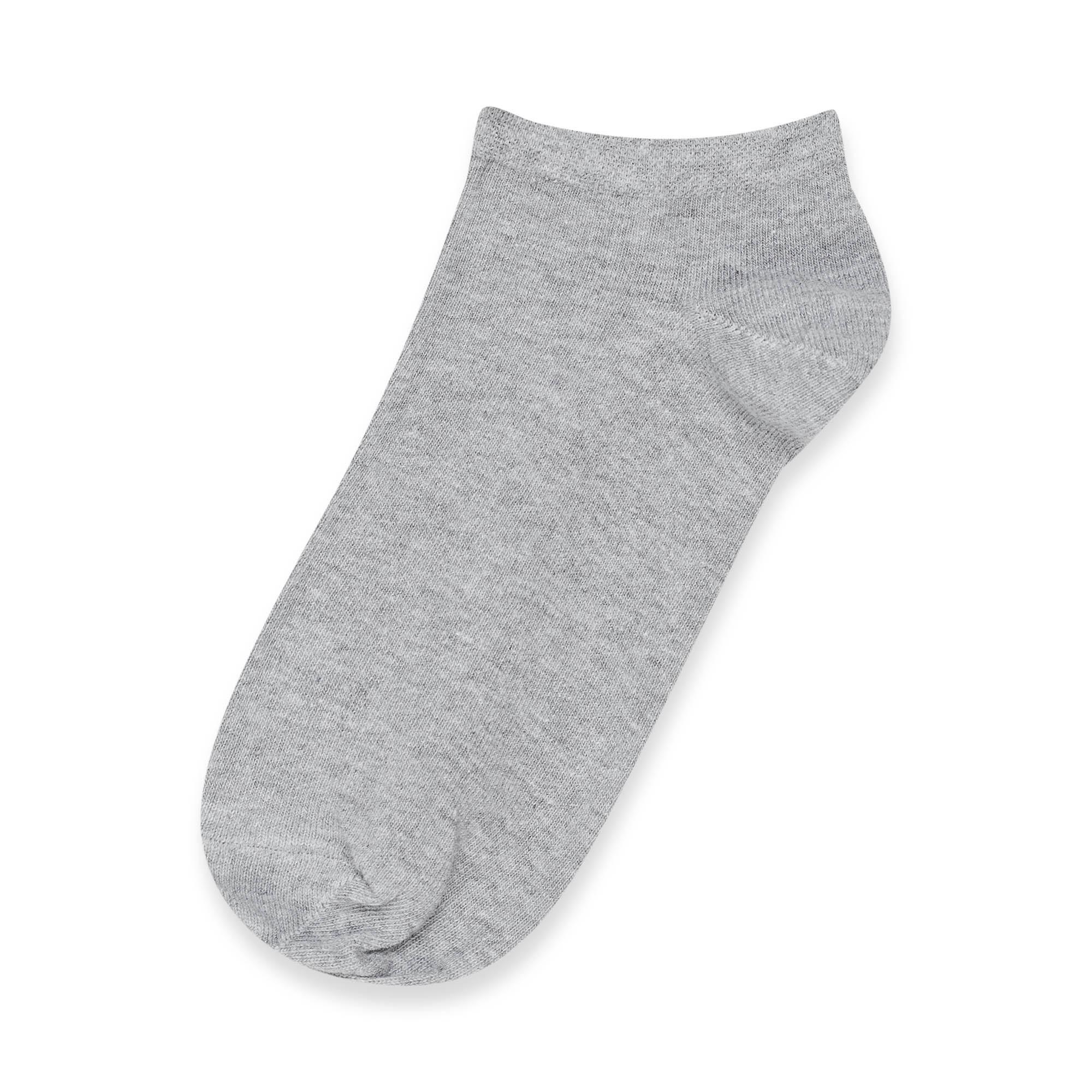 Grey melange ankle socks