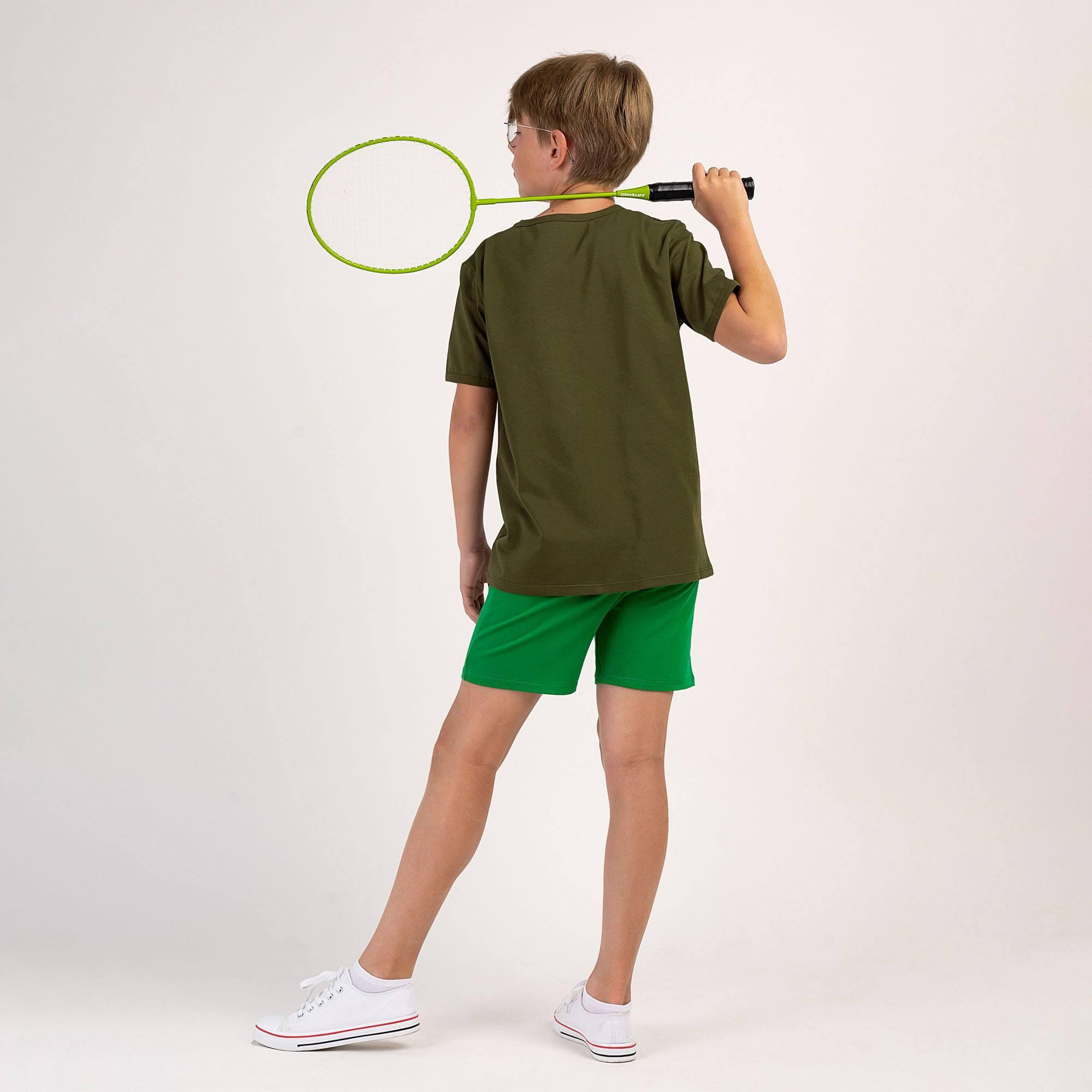 Green sweat shorts Junior