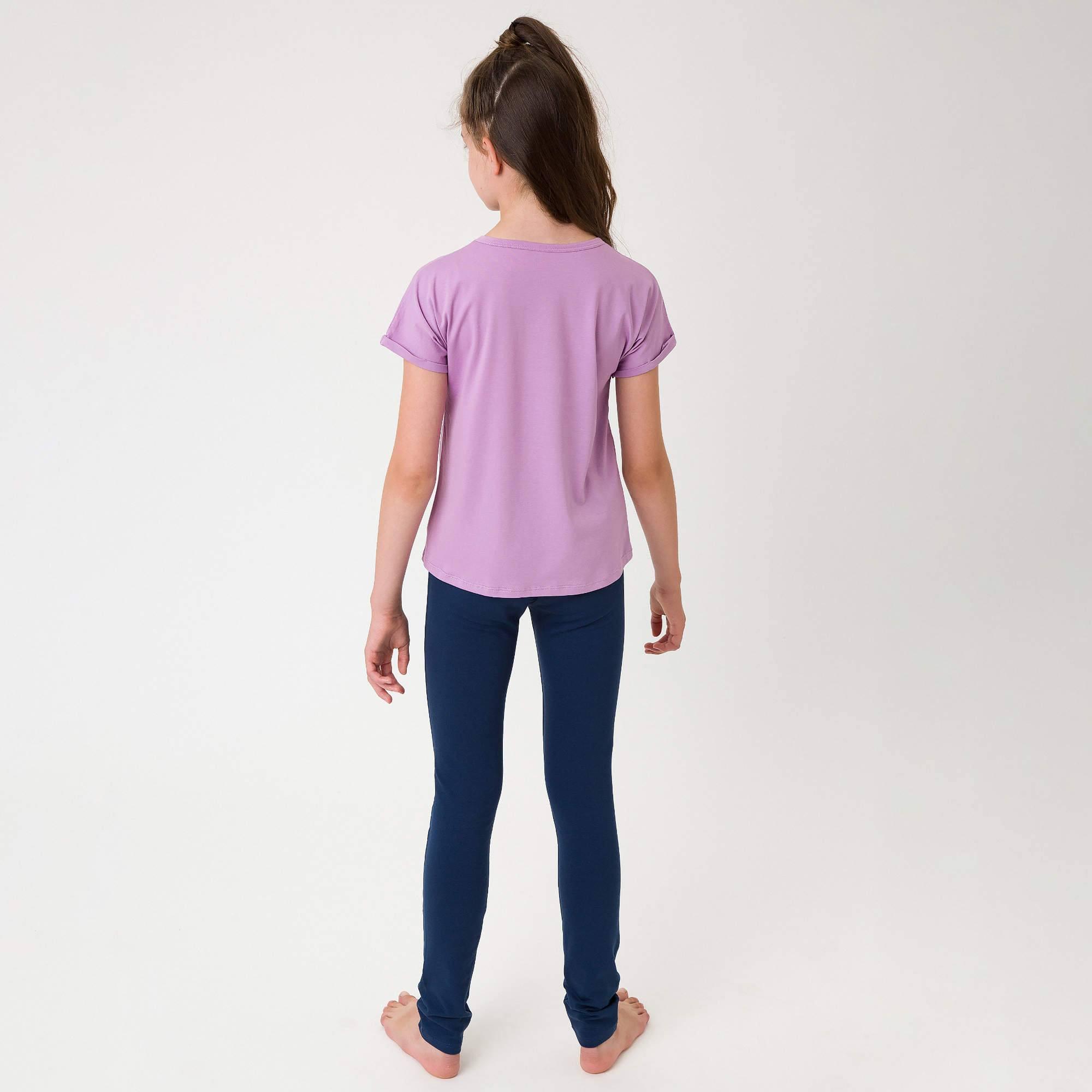 Light purple crew neck shirt Junior