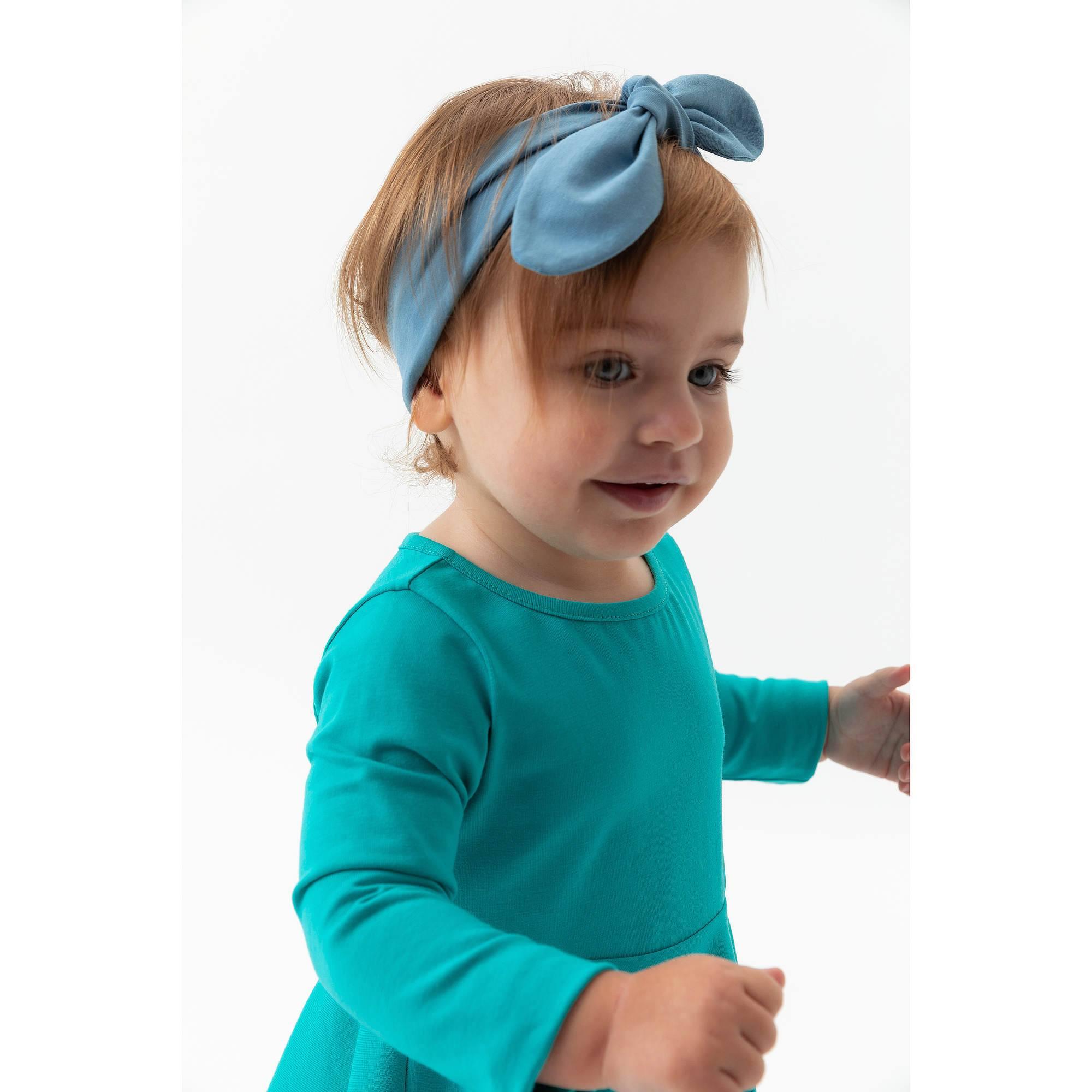 Turquoise long sleeve dress Baby