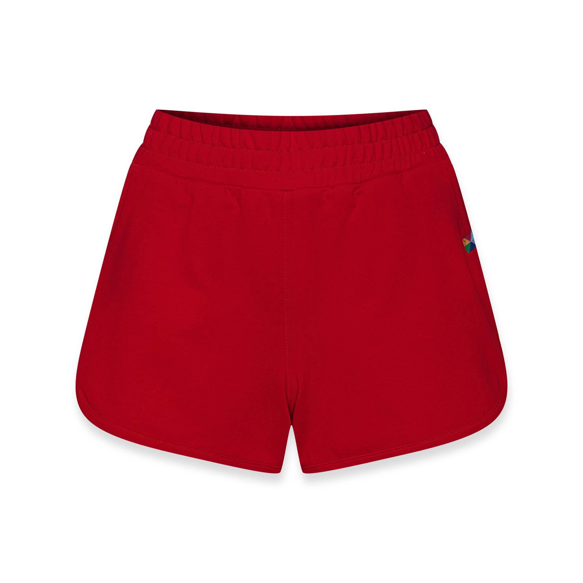 Red shorts Women