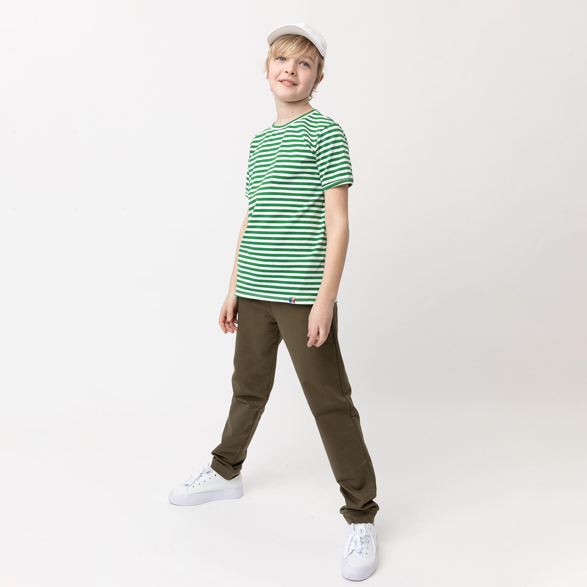 Green stripes T-shirt Junior