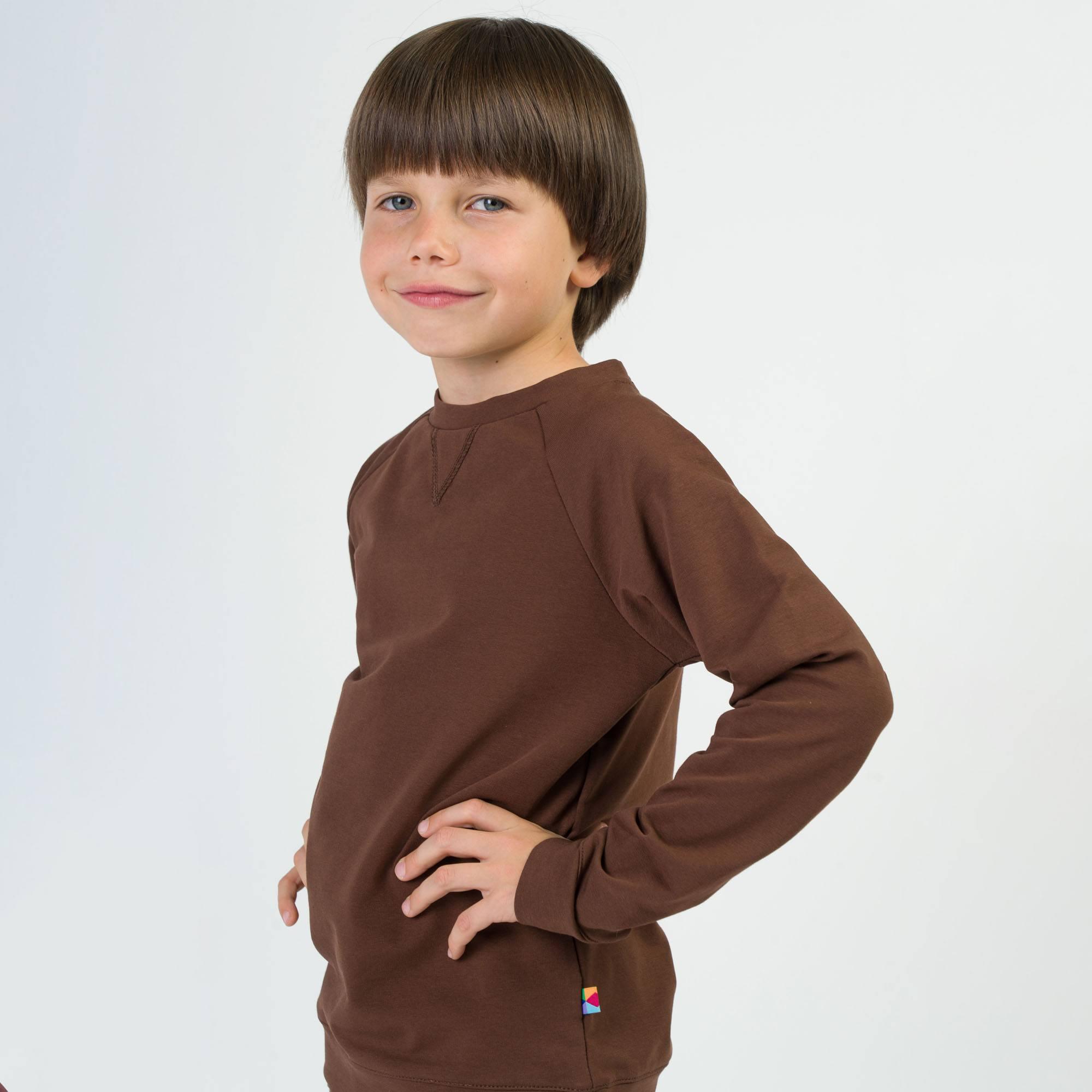 Brown pullover sweatshirt