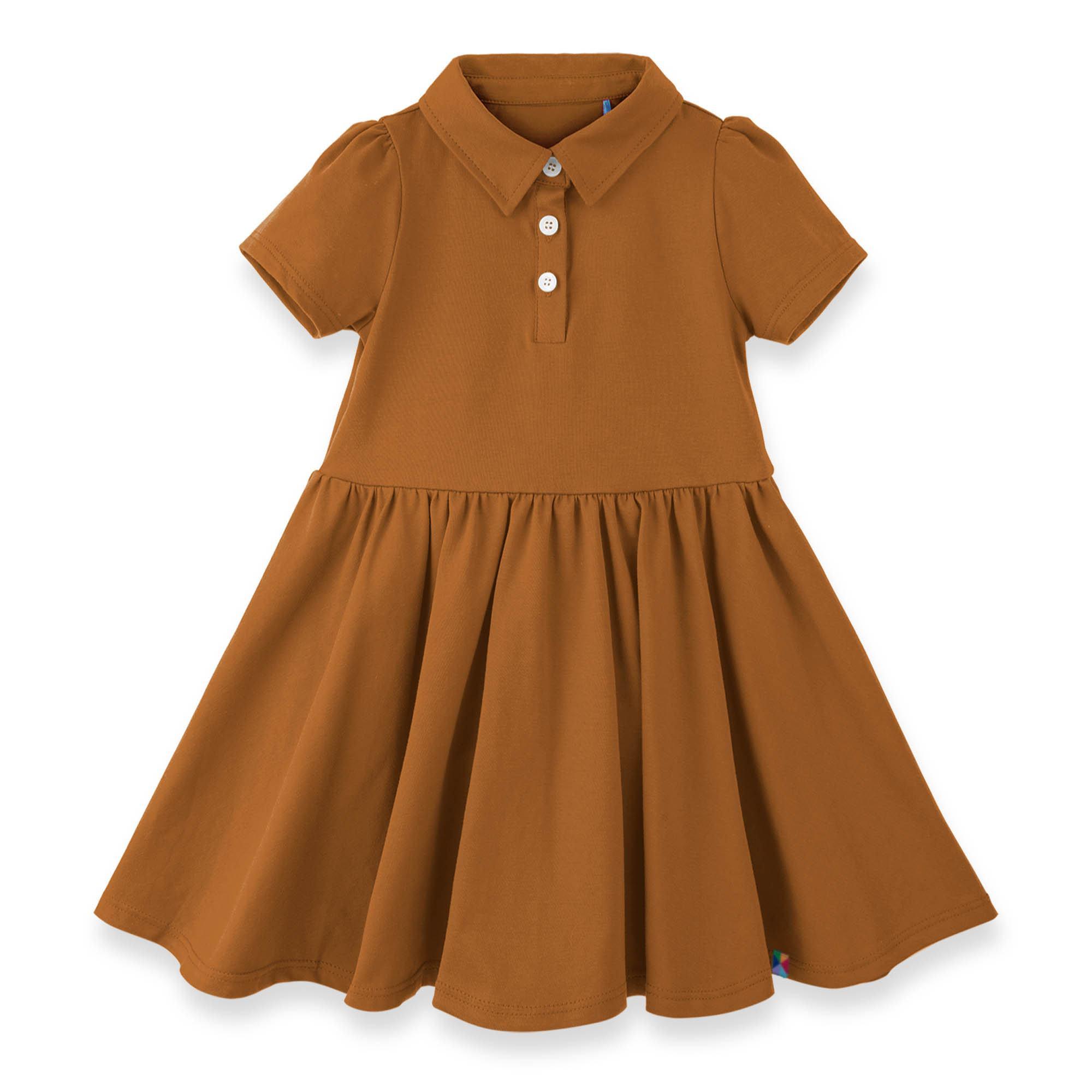 Caramel polo dress