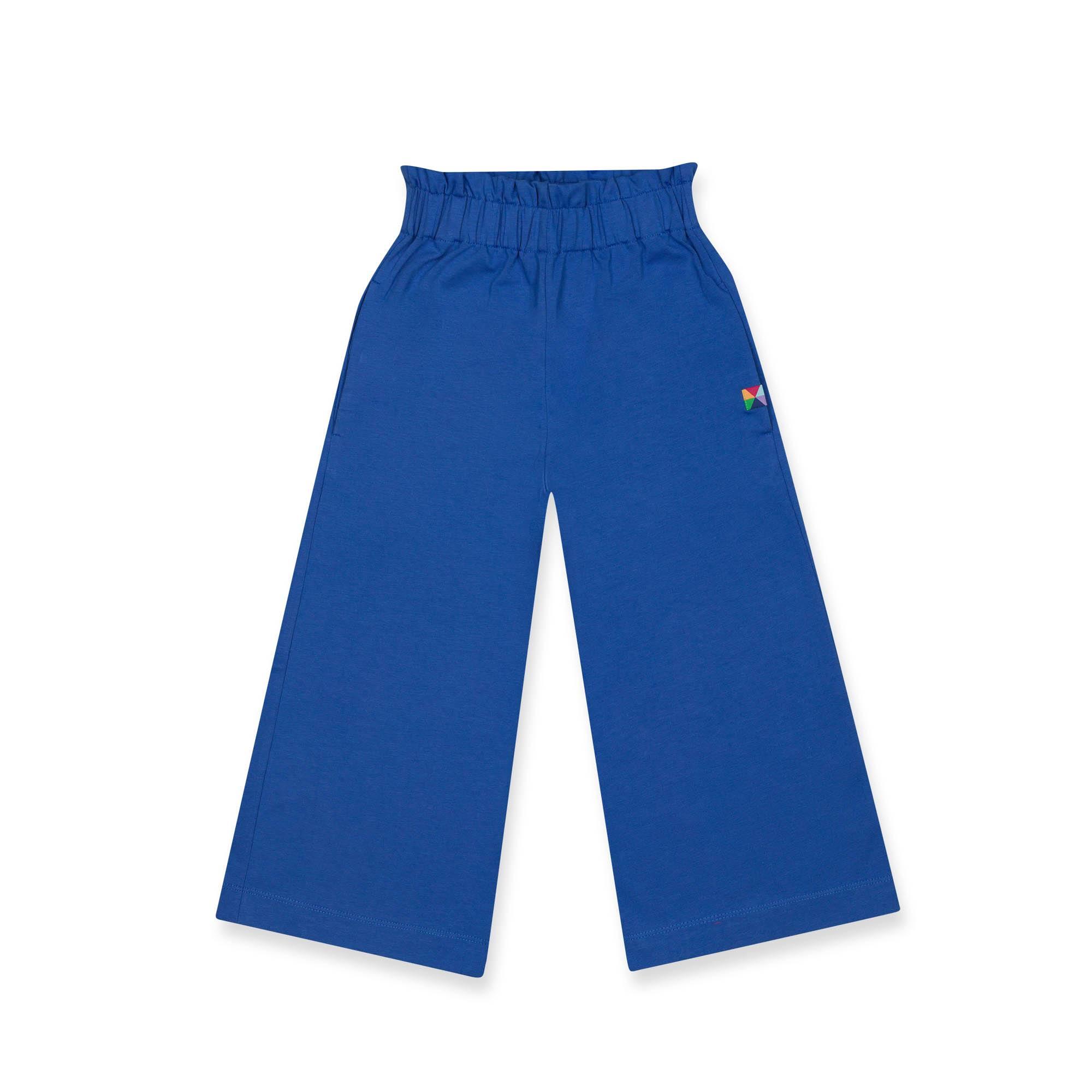 Blue culotte trousers