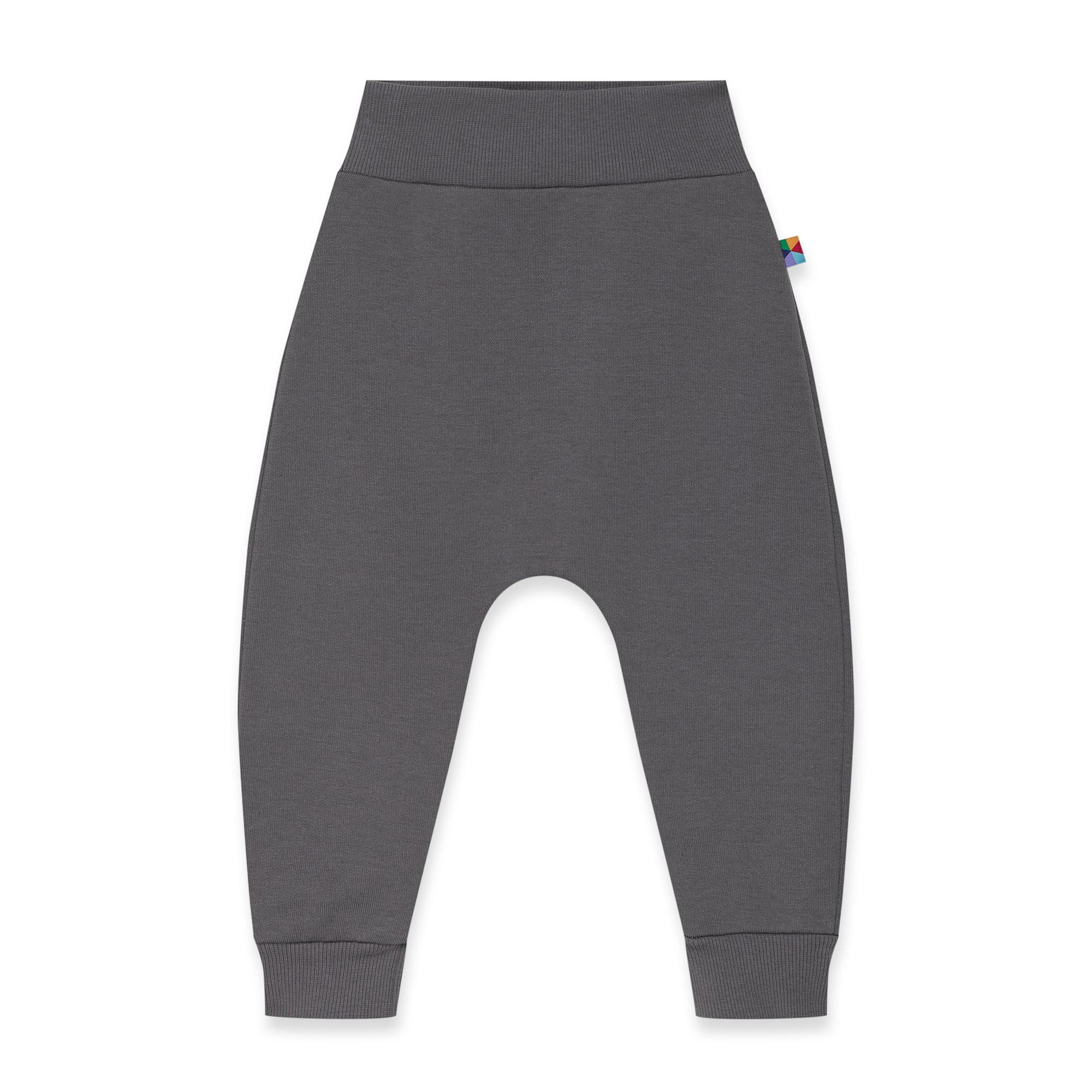 Graphite fleece-lined joggers Baby