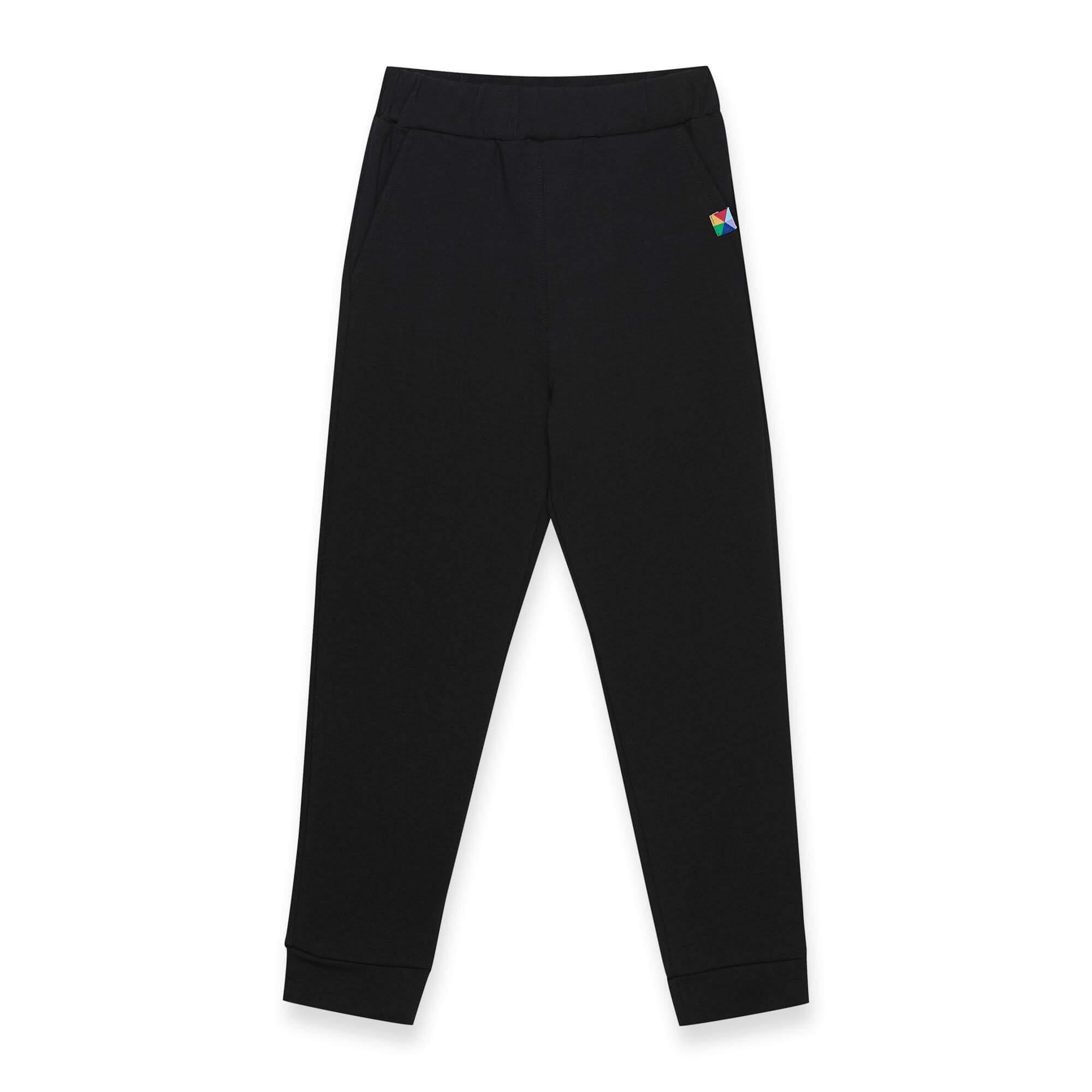 Black joggers with a back pocket