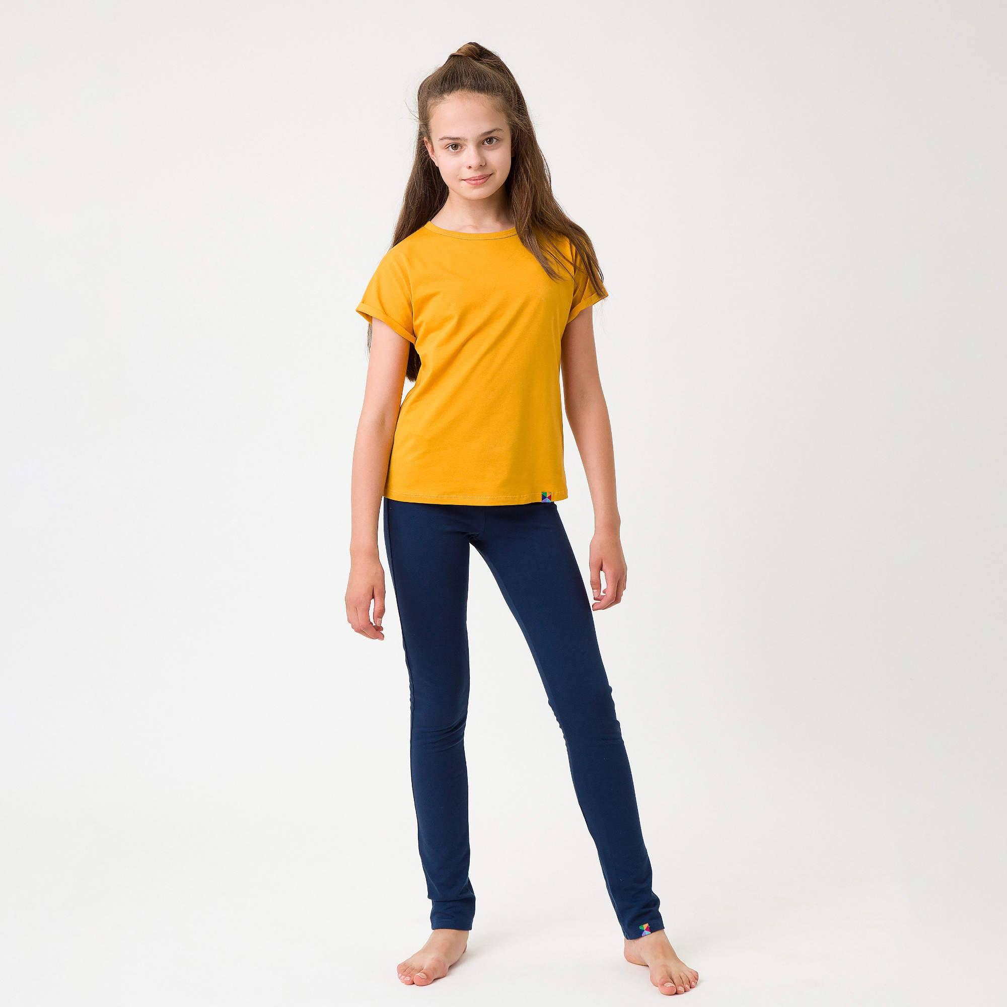 Mustard crew neck shirt Junior