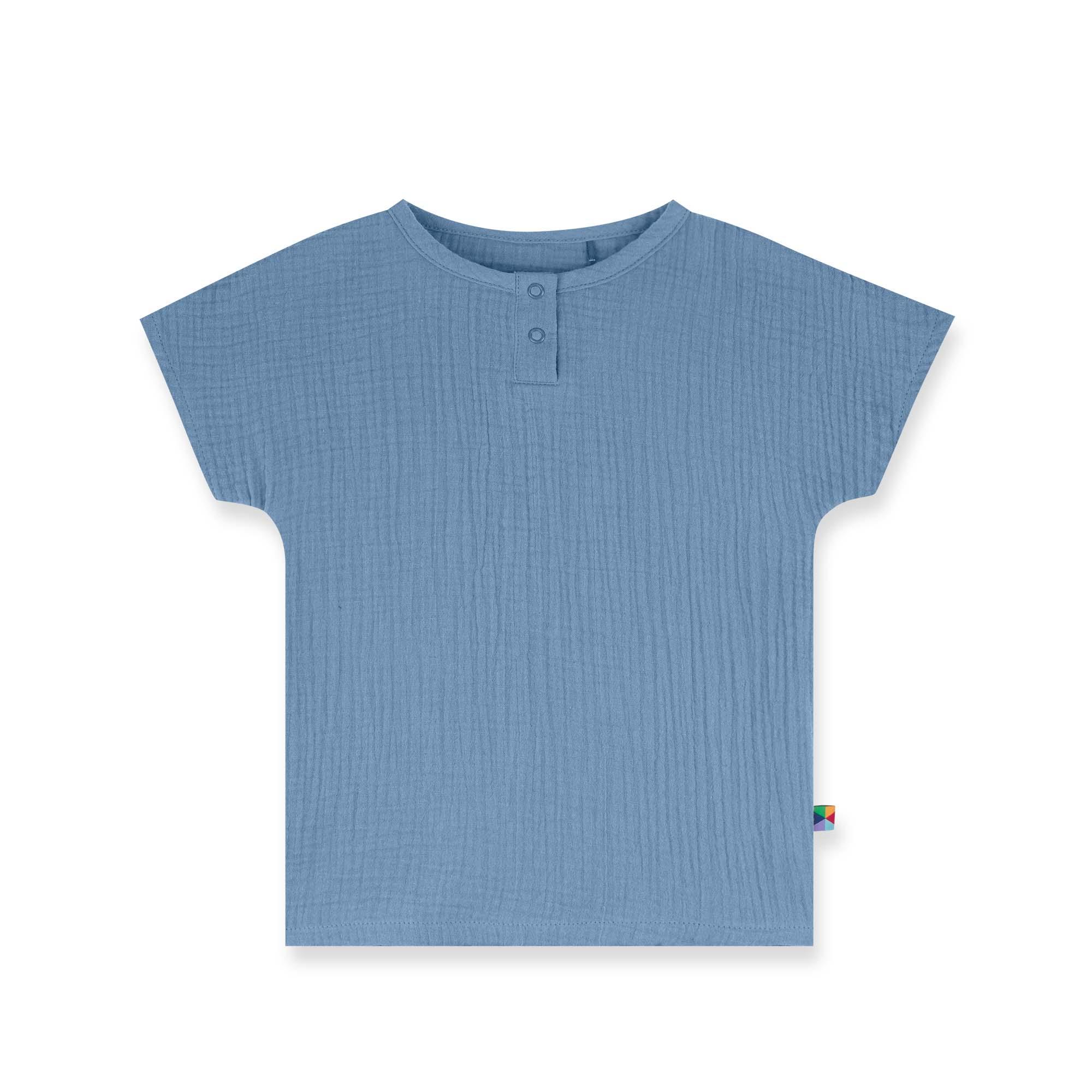 Sky blue muslin shirt