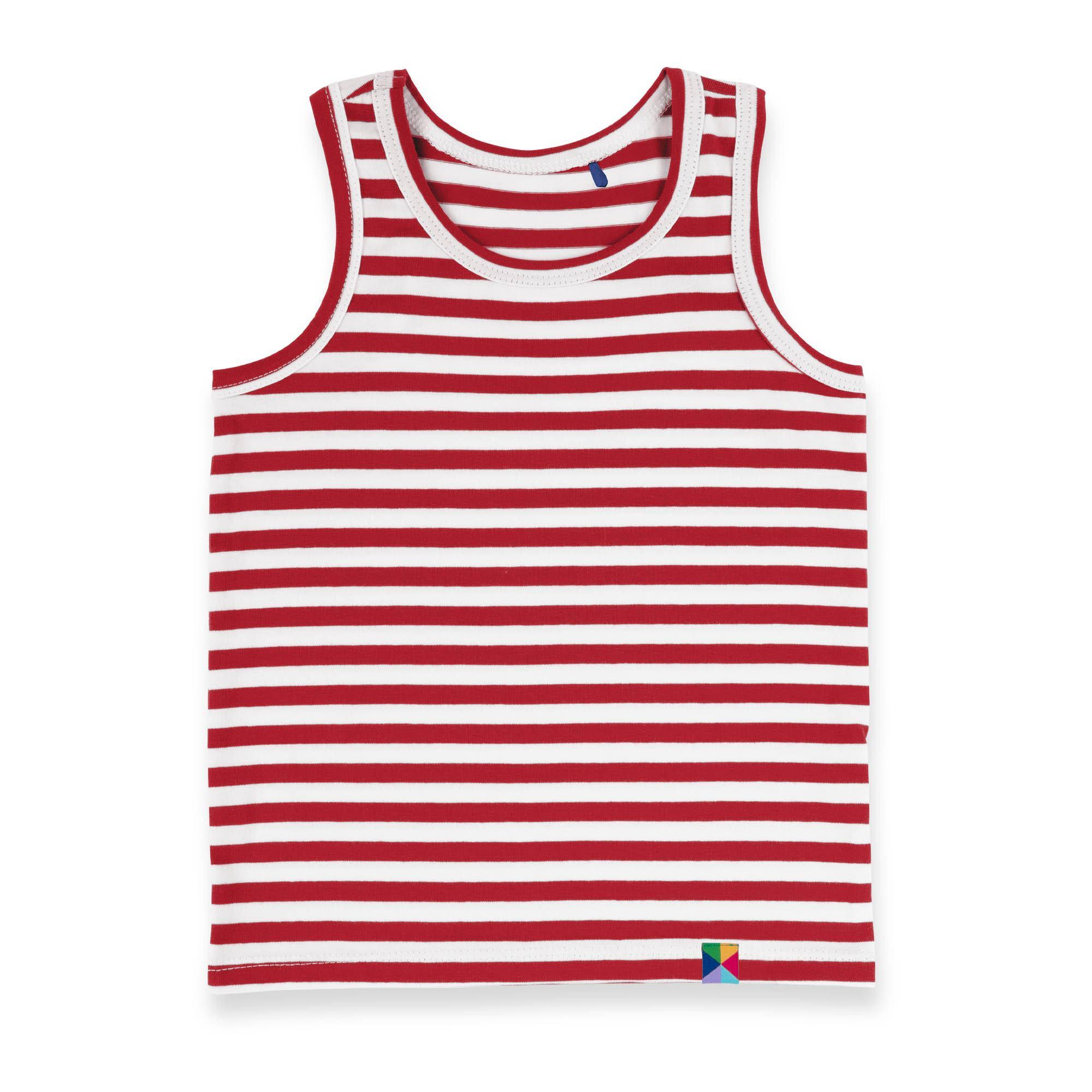 Red stripes tank top