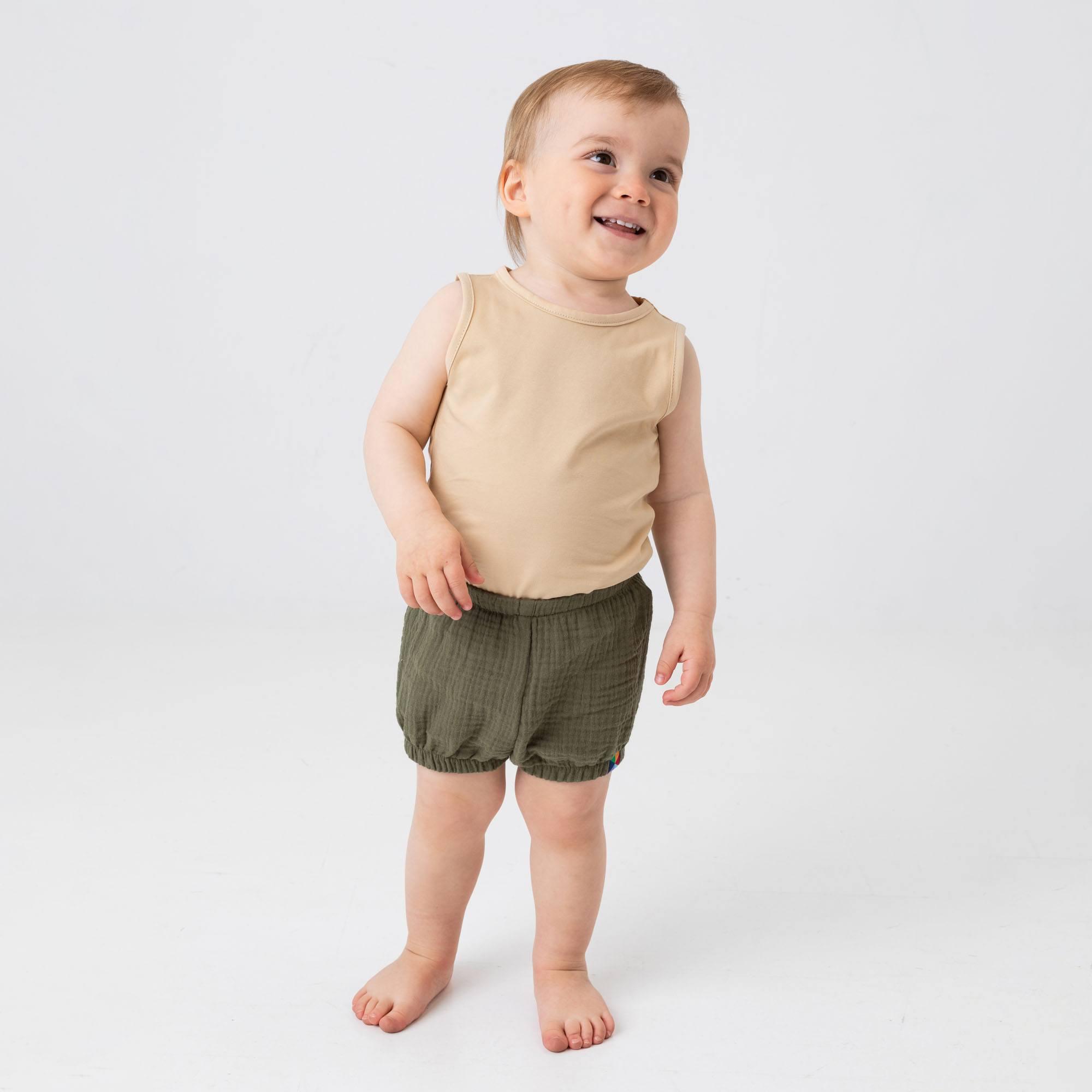 Beige sleveless bodysuit